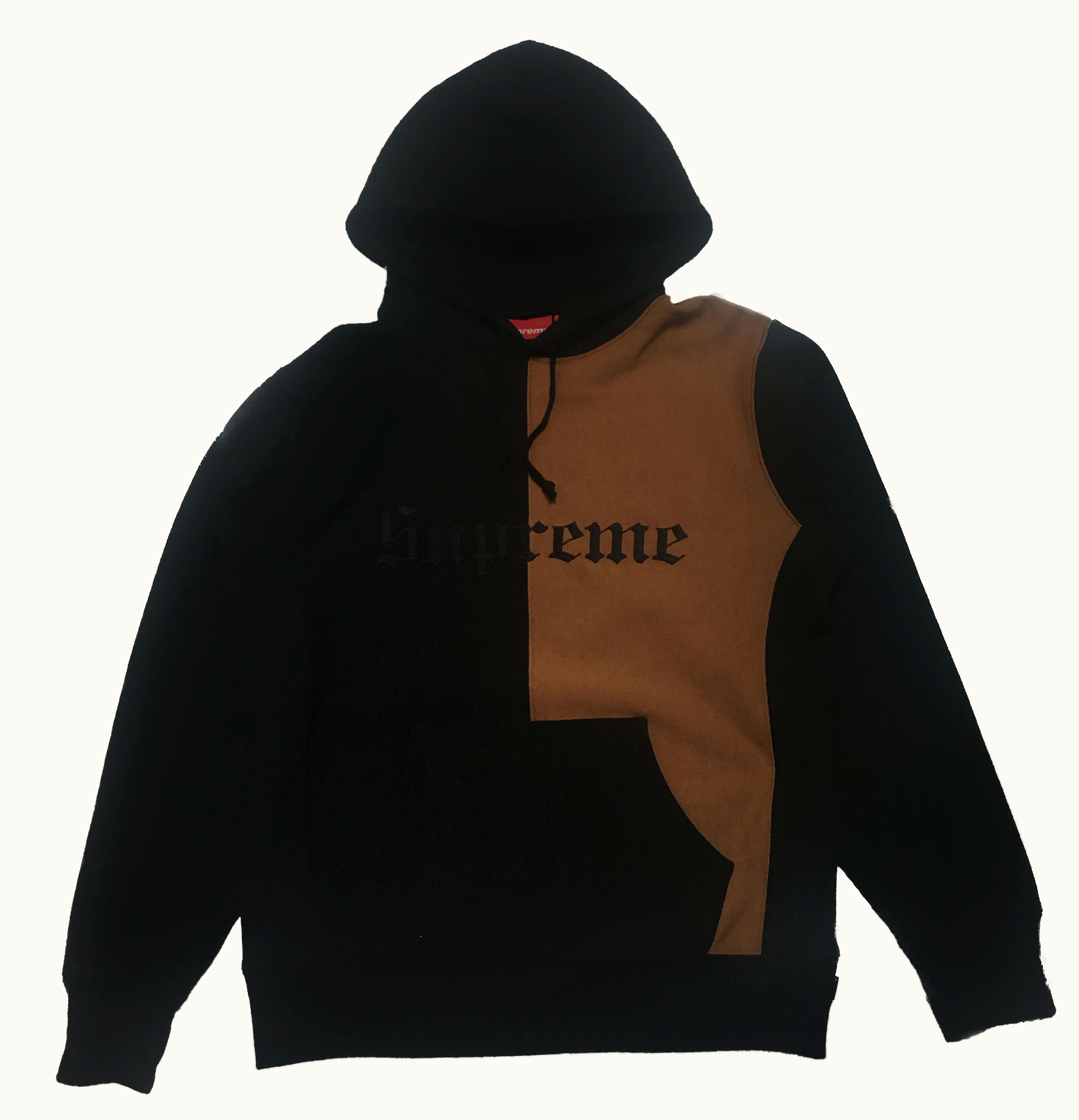 Supreme Supreme Split Old English Hooded Sweatshirt Black