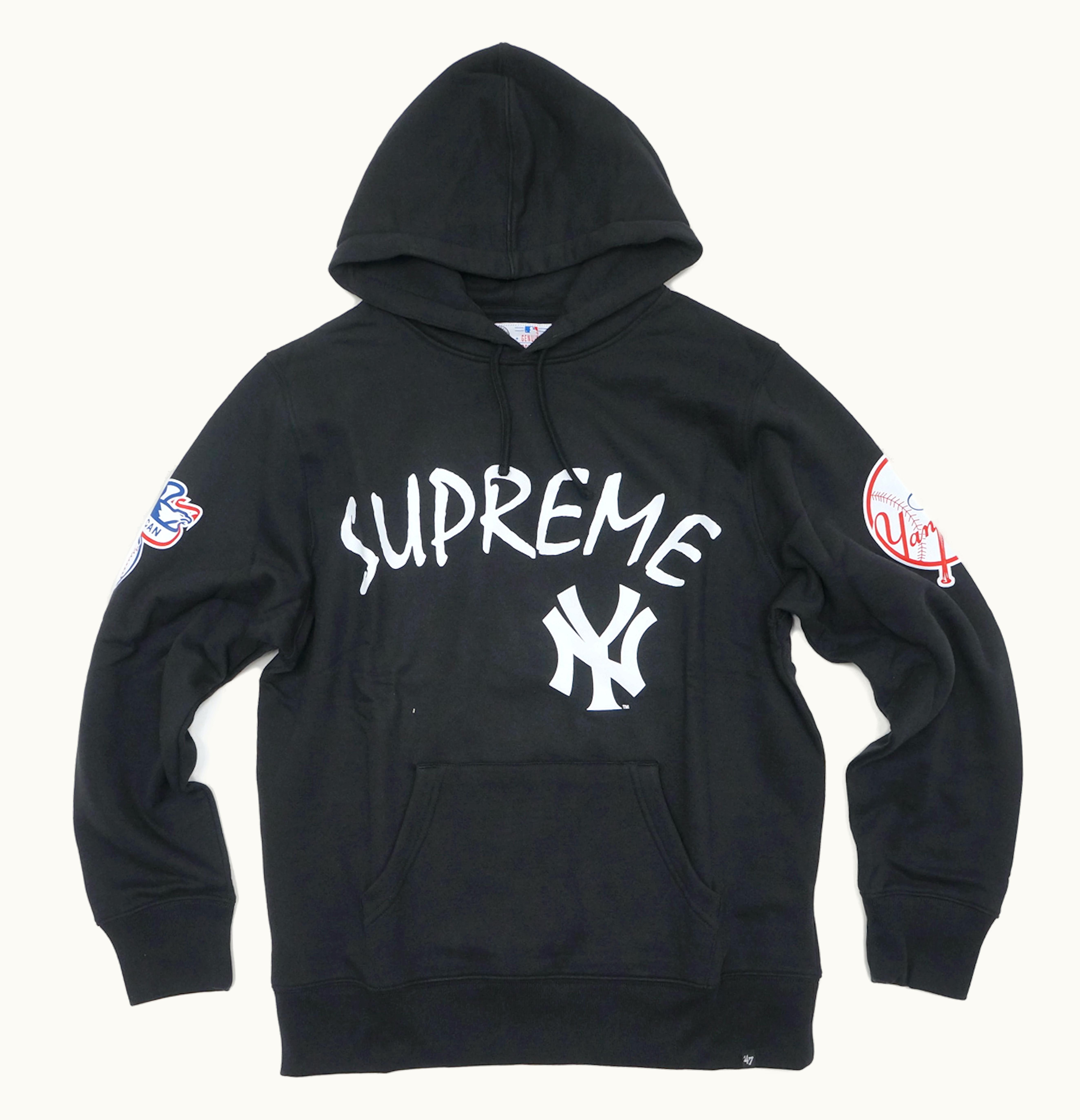 Supreme Supreme Yankees Hooded Sweatshirt Black