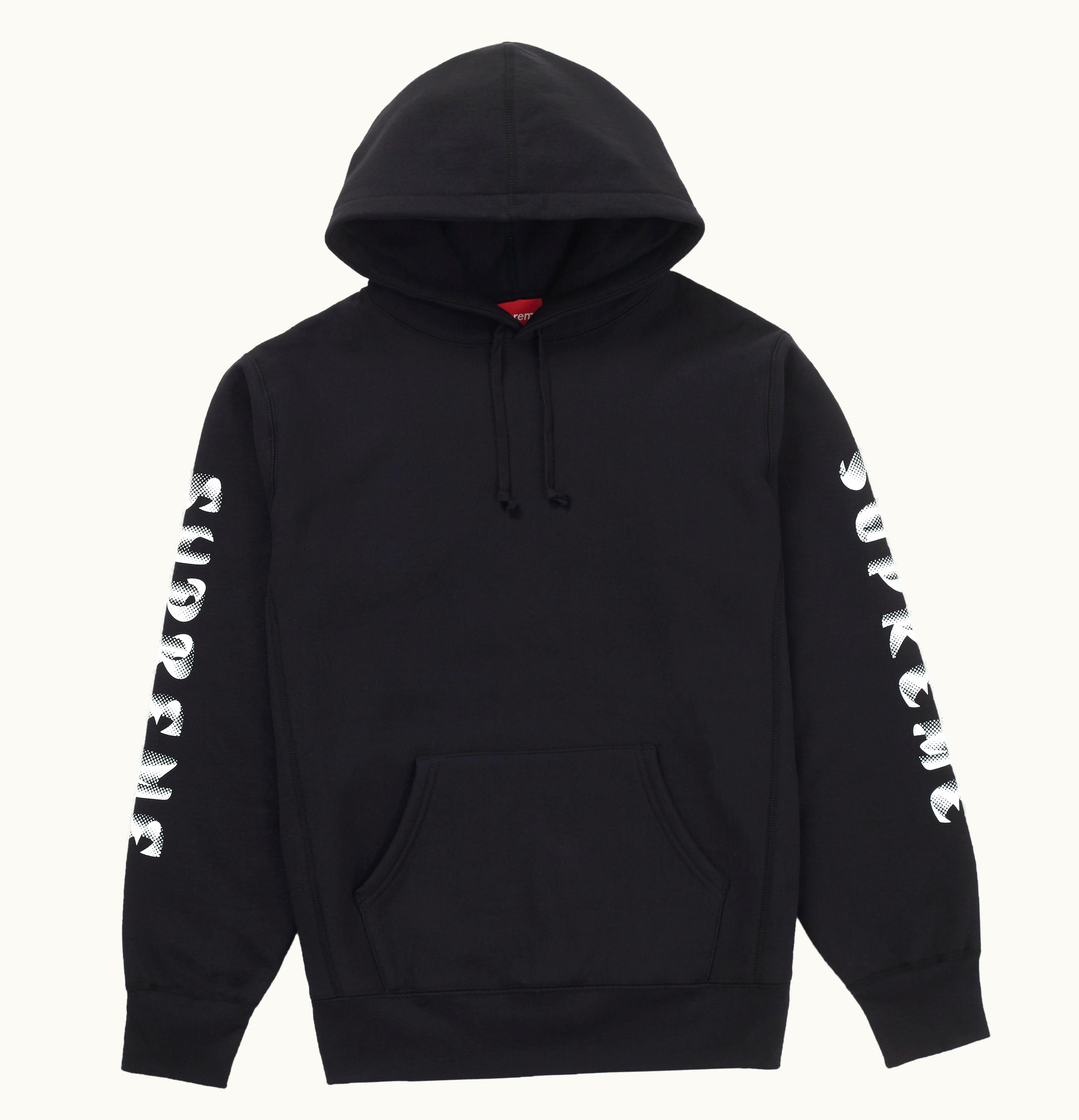 Supreme Supreme Gradient Sleeve Hooded Sweatshirt Black