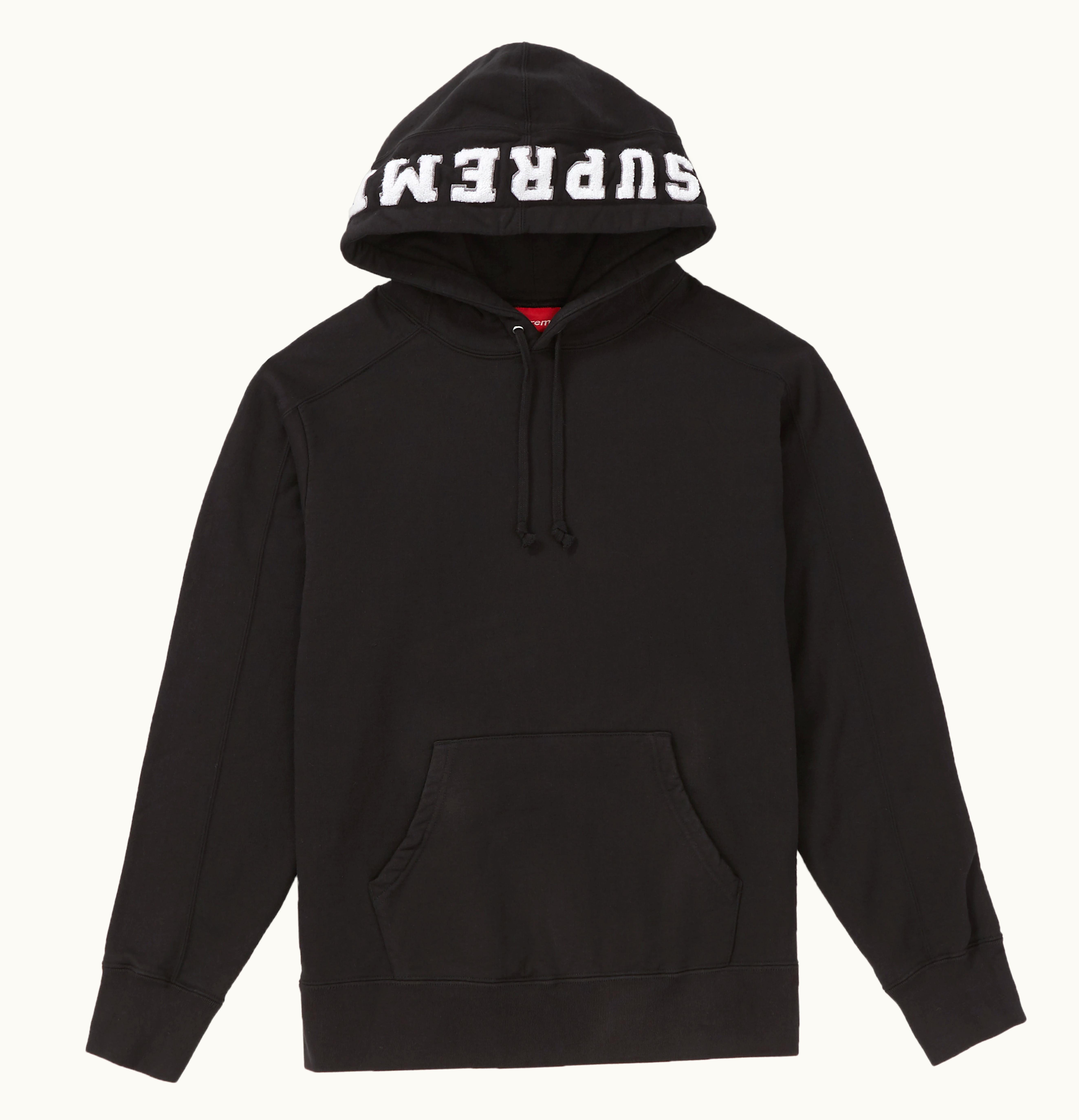 Supreme Supreme Paneled Hooded Sweatshirt Black