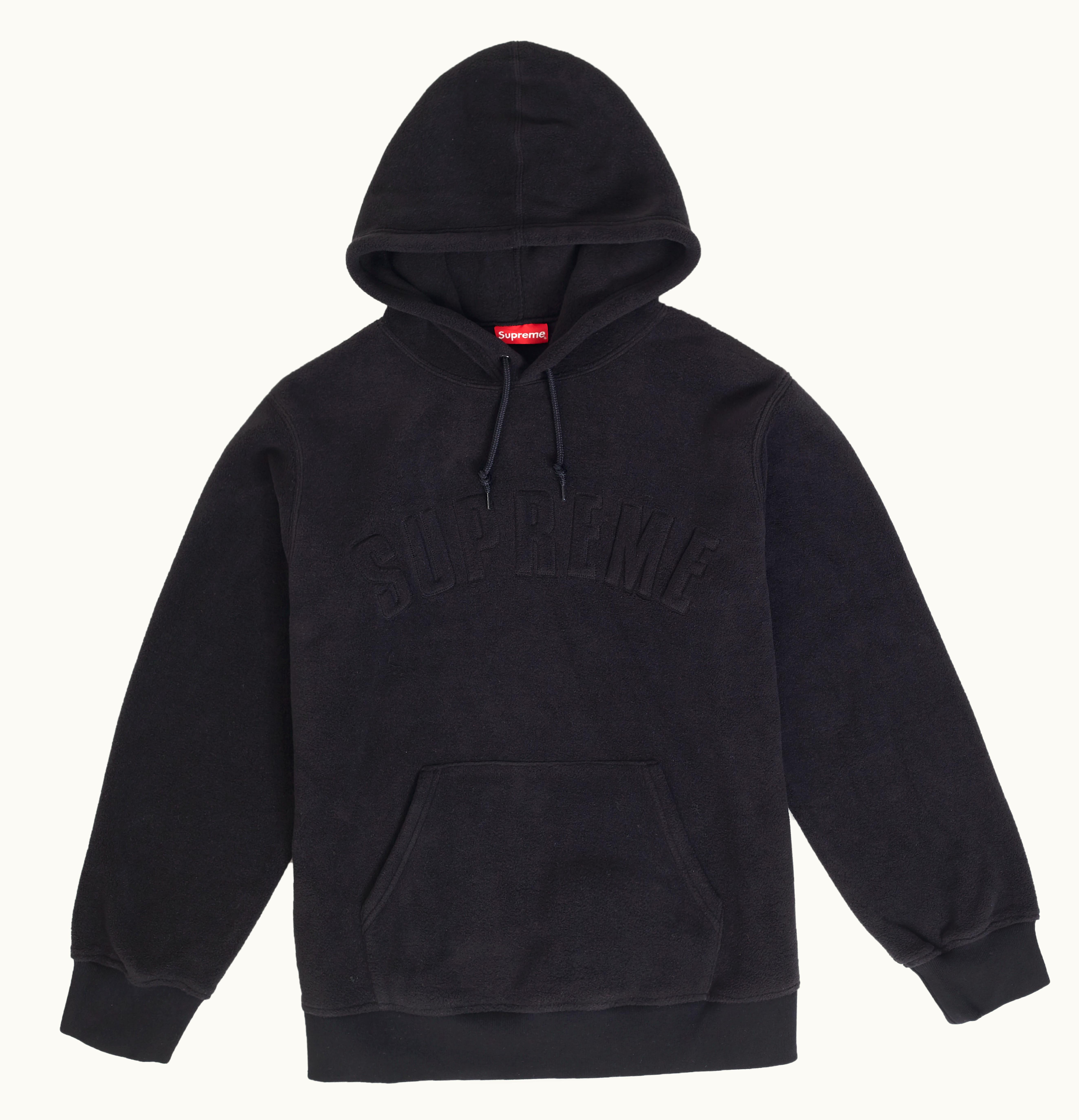Supreme Supreme Polartec Hooded Sweatshirt FW18 Black