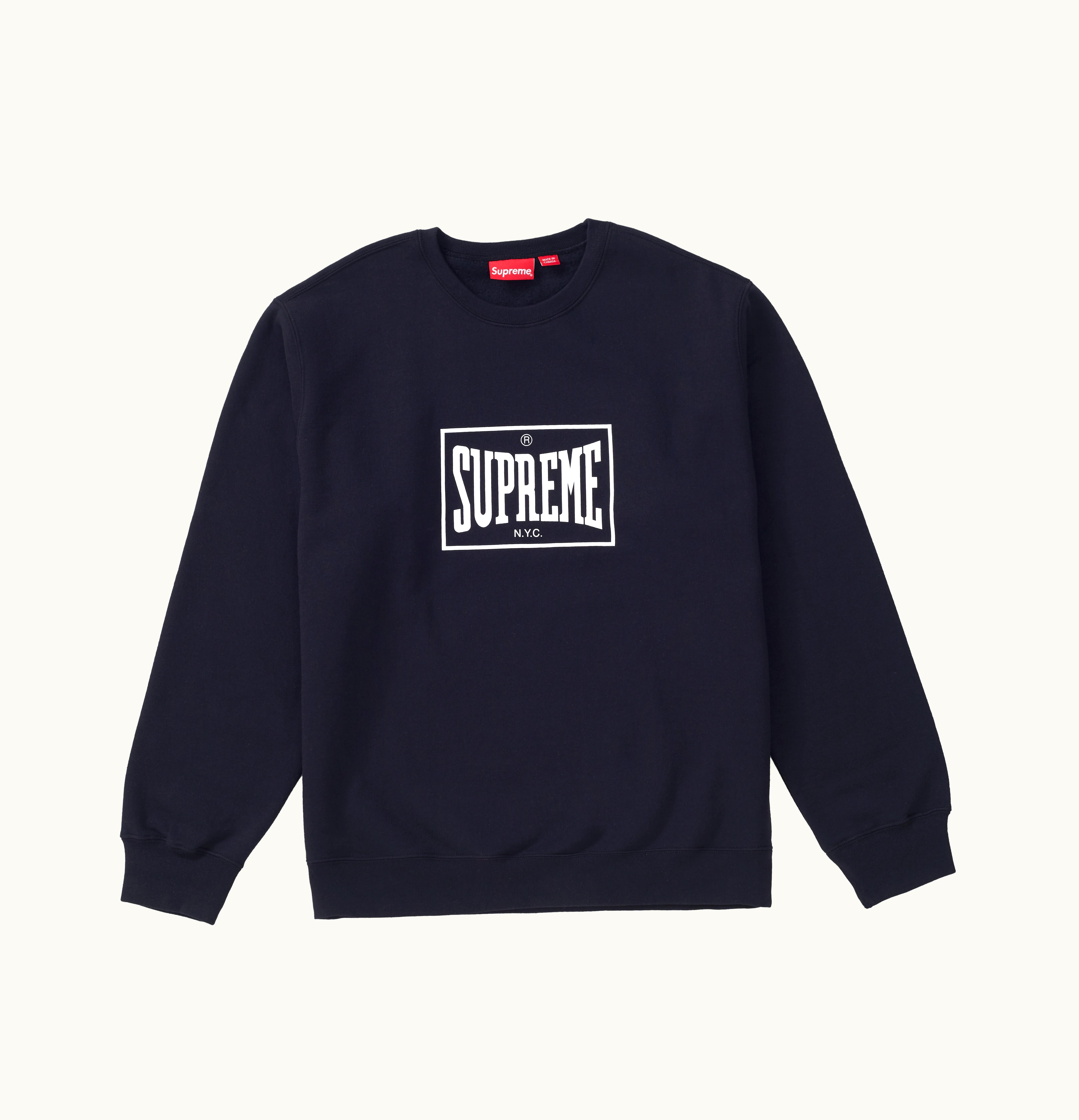 Supreme Supreme Warm Up Crewneck Black