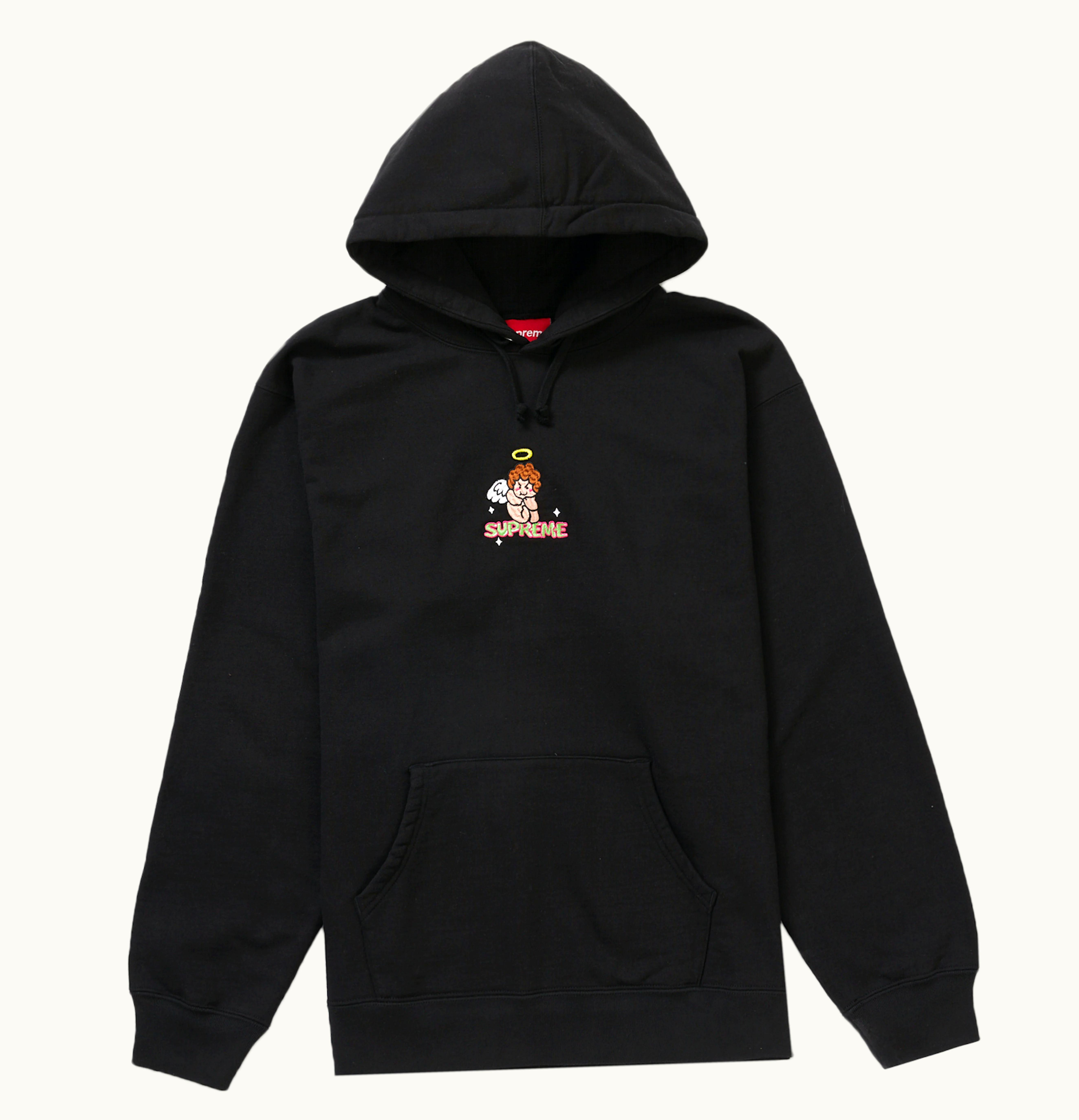 Supreme Supreme Angel Hooded Sweatshirt Black