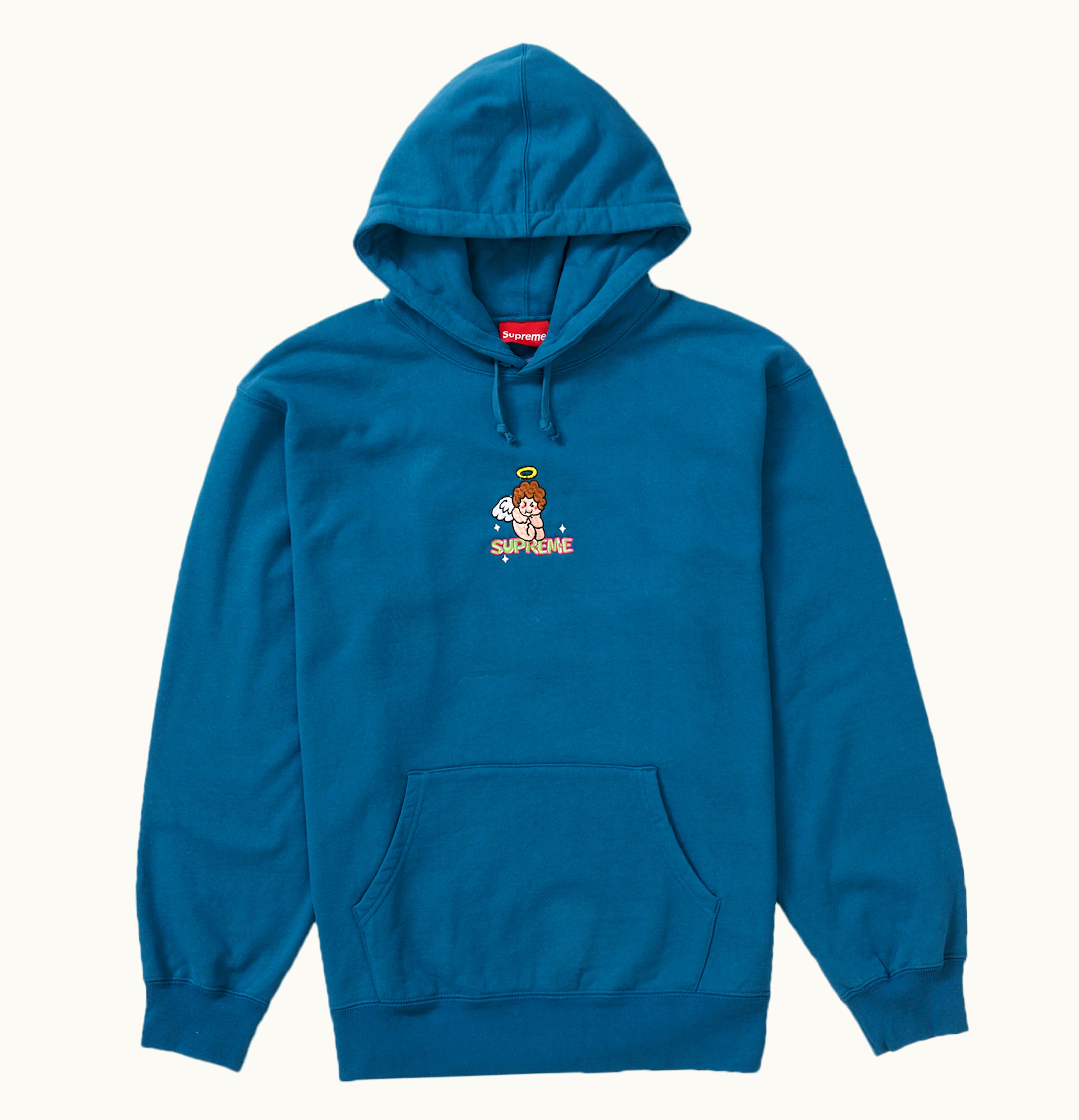 Supreme Supreme Angel Hooded Sweatshirt Marine Blue
