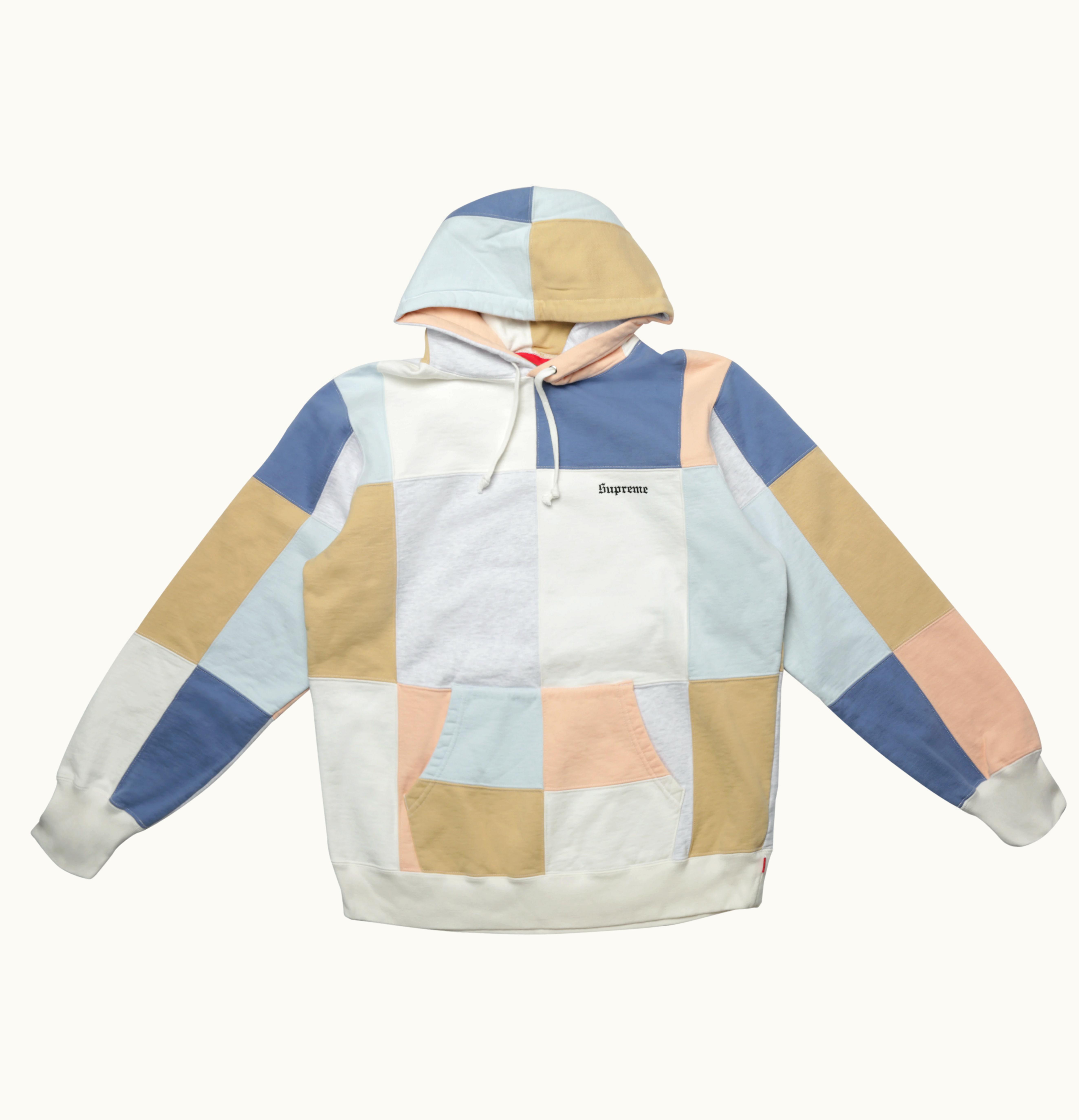 Supreme Supreme Patchwork Hoodie White