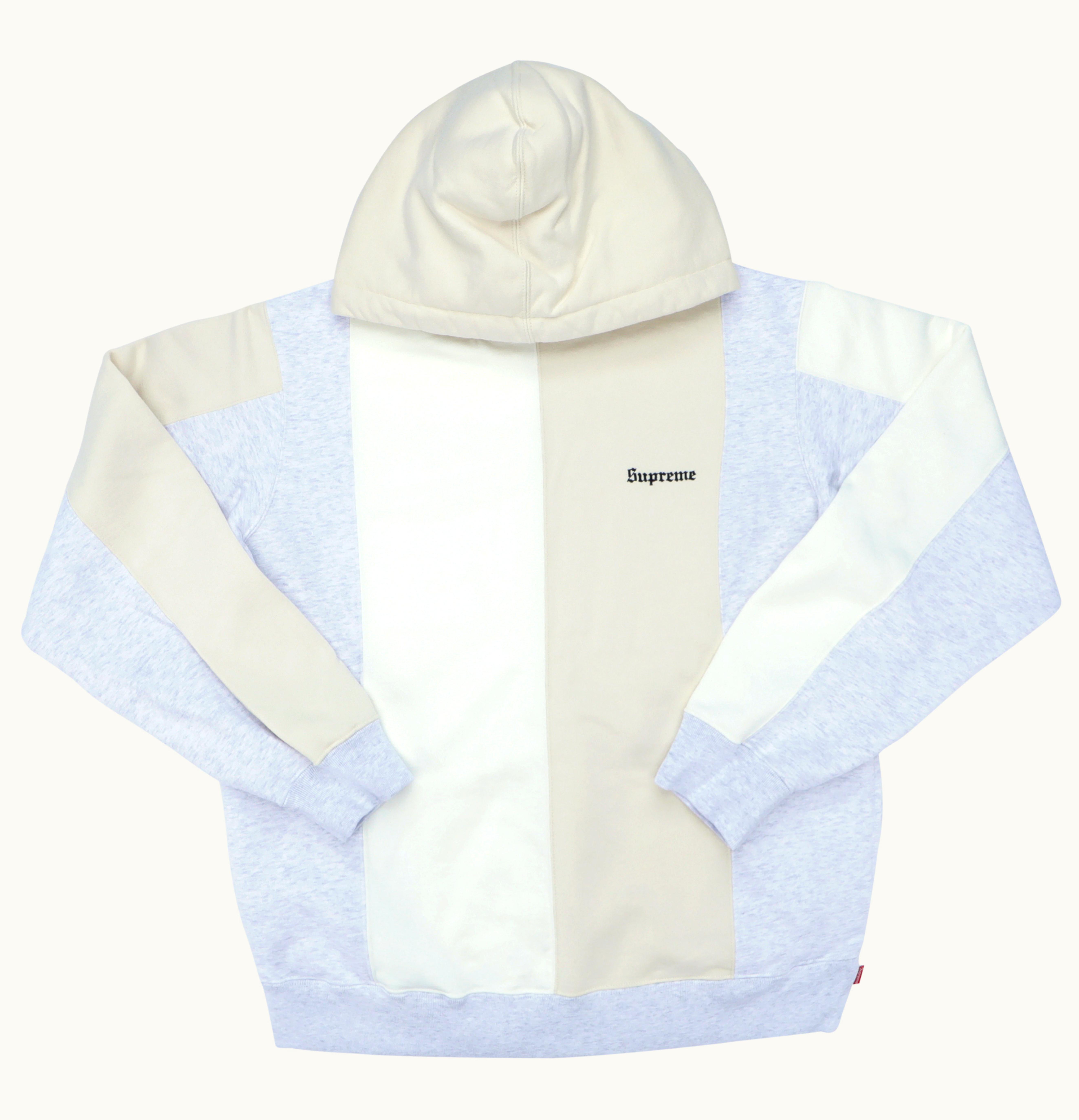 Supreme Supreme Tricolor Hooded Sweatshirt Ash Grey