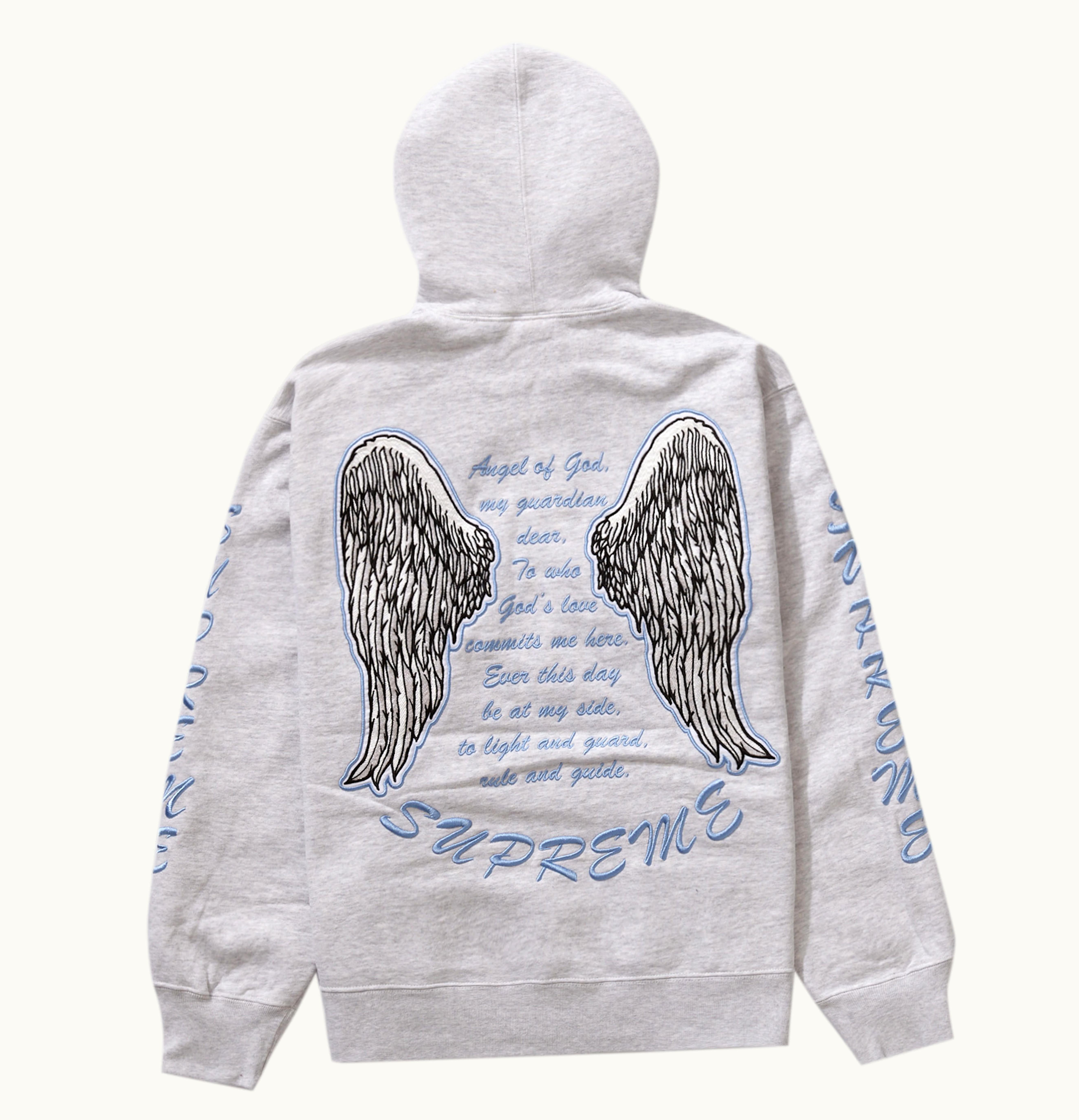 Supreme Supreme Guardian Hooded Sweatshirt Ash Grey