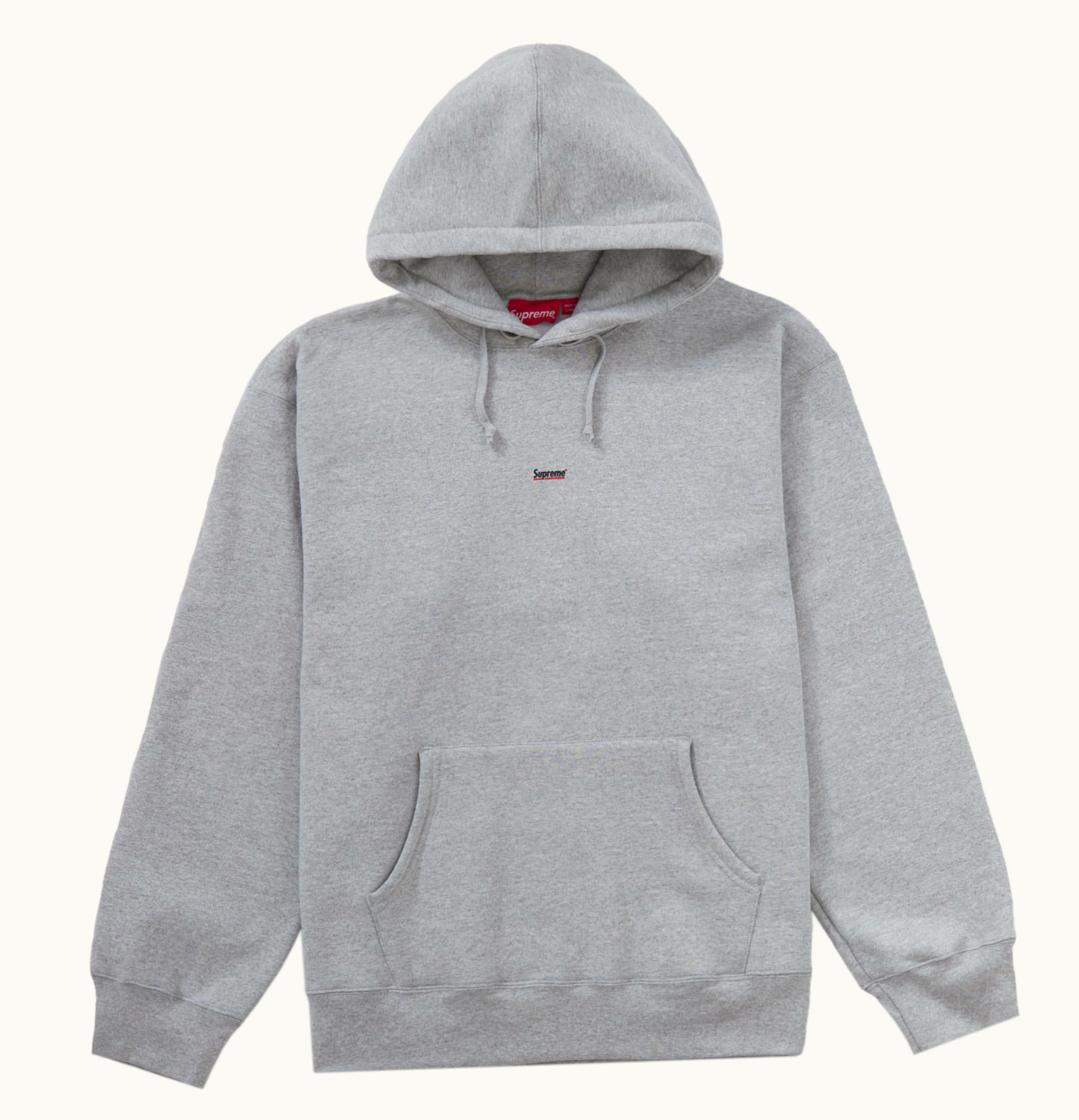 Supreme Supreme Underline Hooded Sweatshirt Heather Grey