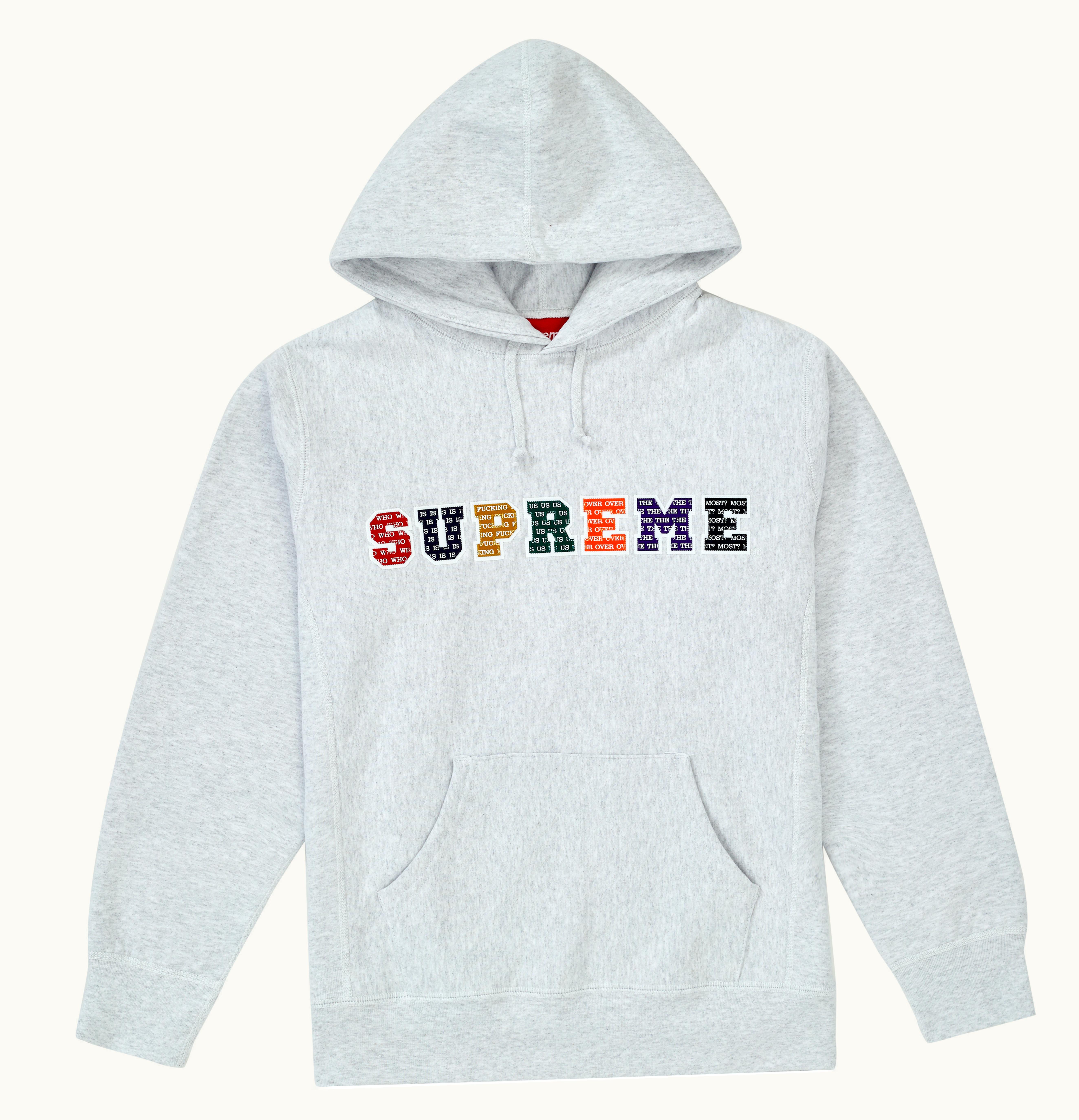 Supreme Supreme The Most Hooded Sweatshirt Ash Grey