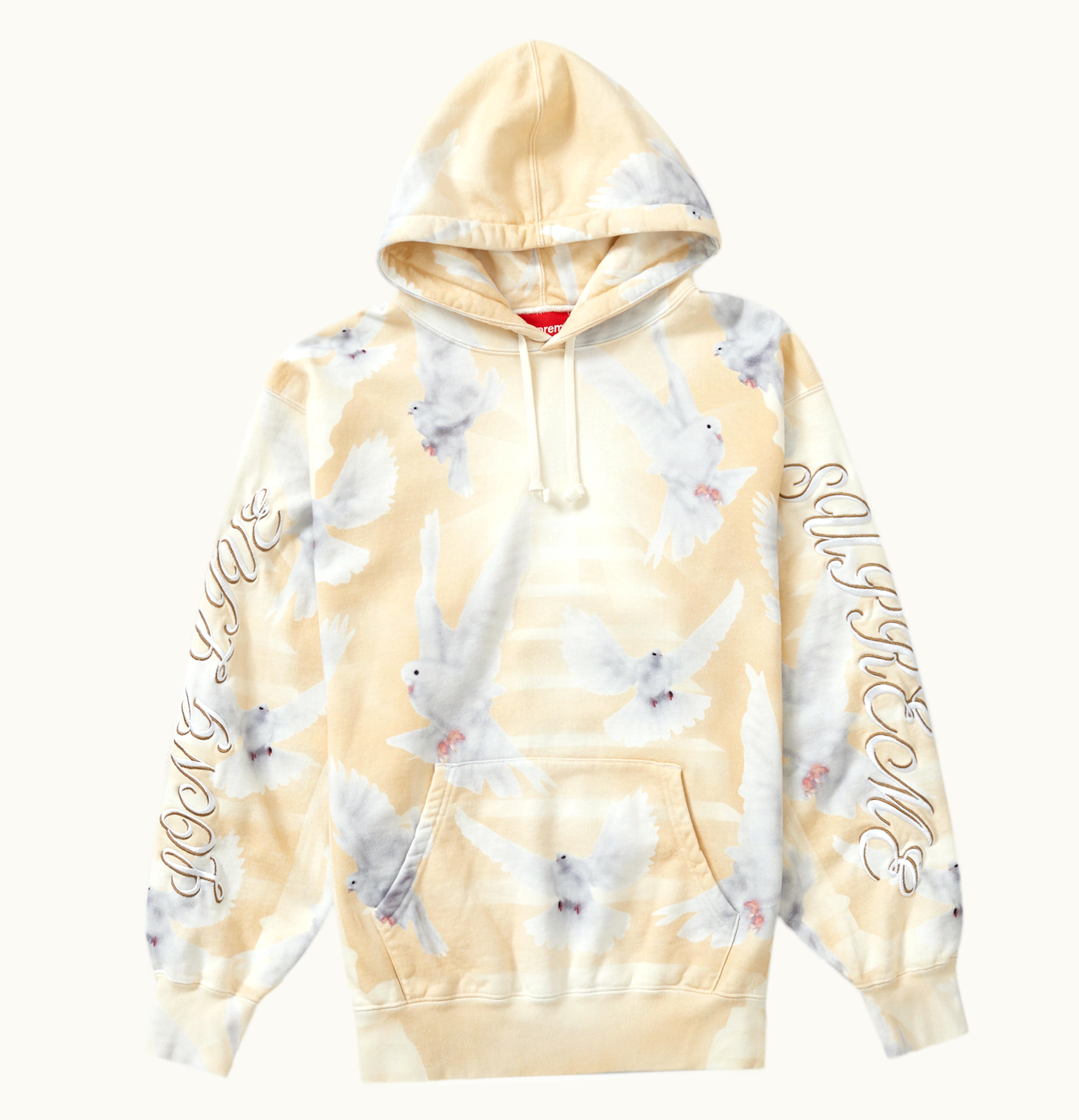 Supreme Supreme Doves Hooded Sweatshirt SS22 Tan