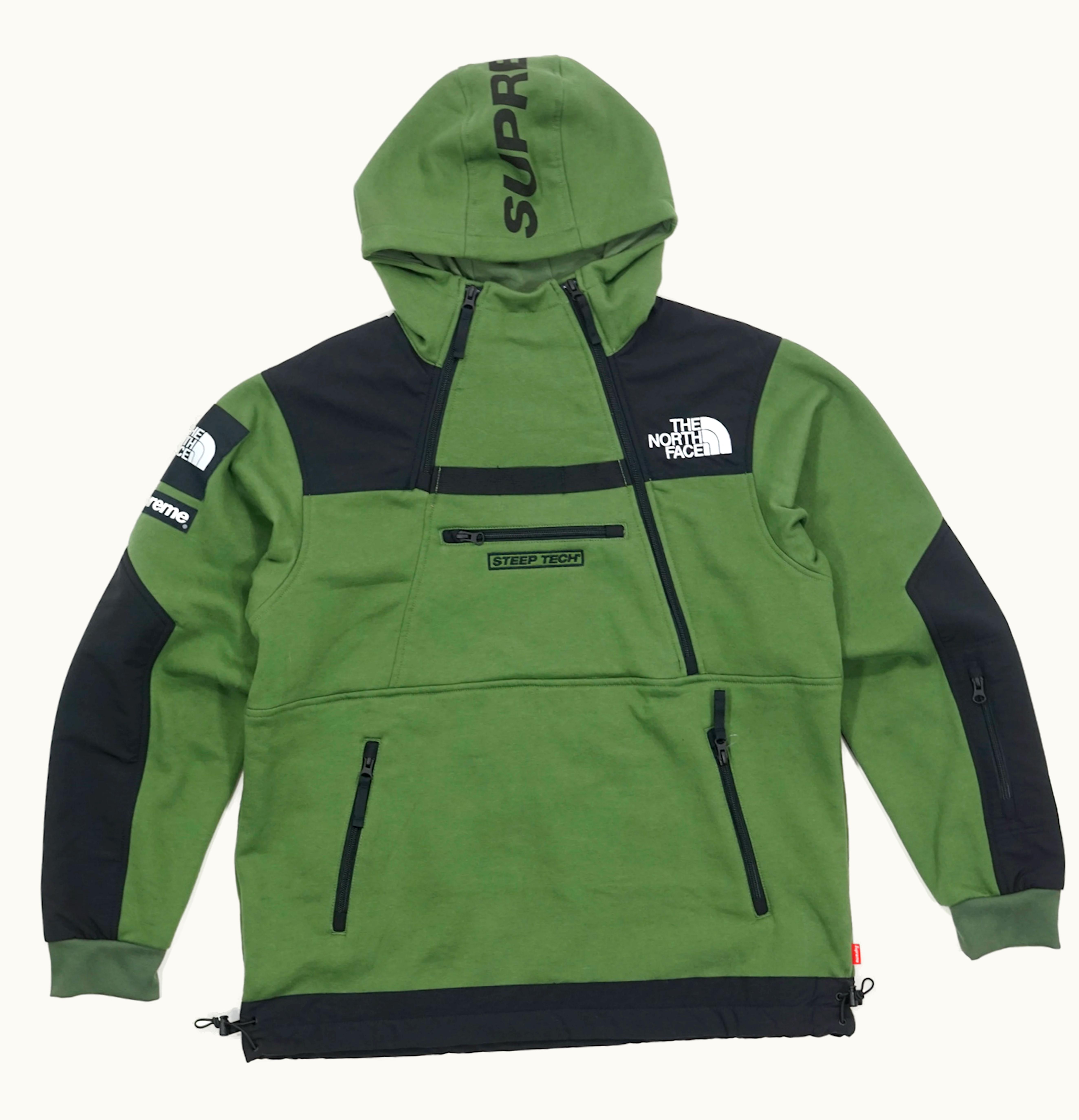 Supreme Supreme The North Face Steep Tech Hooded Sweatshirt Olive