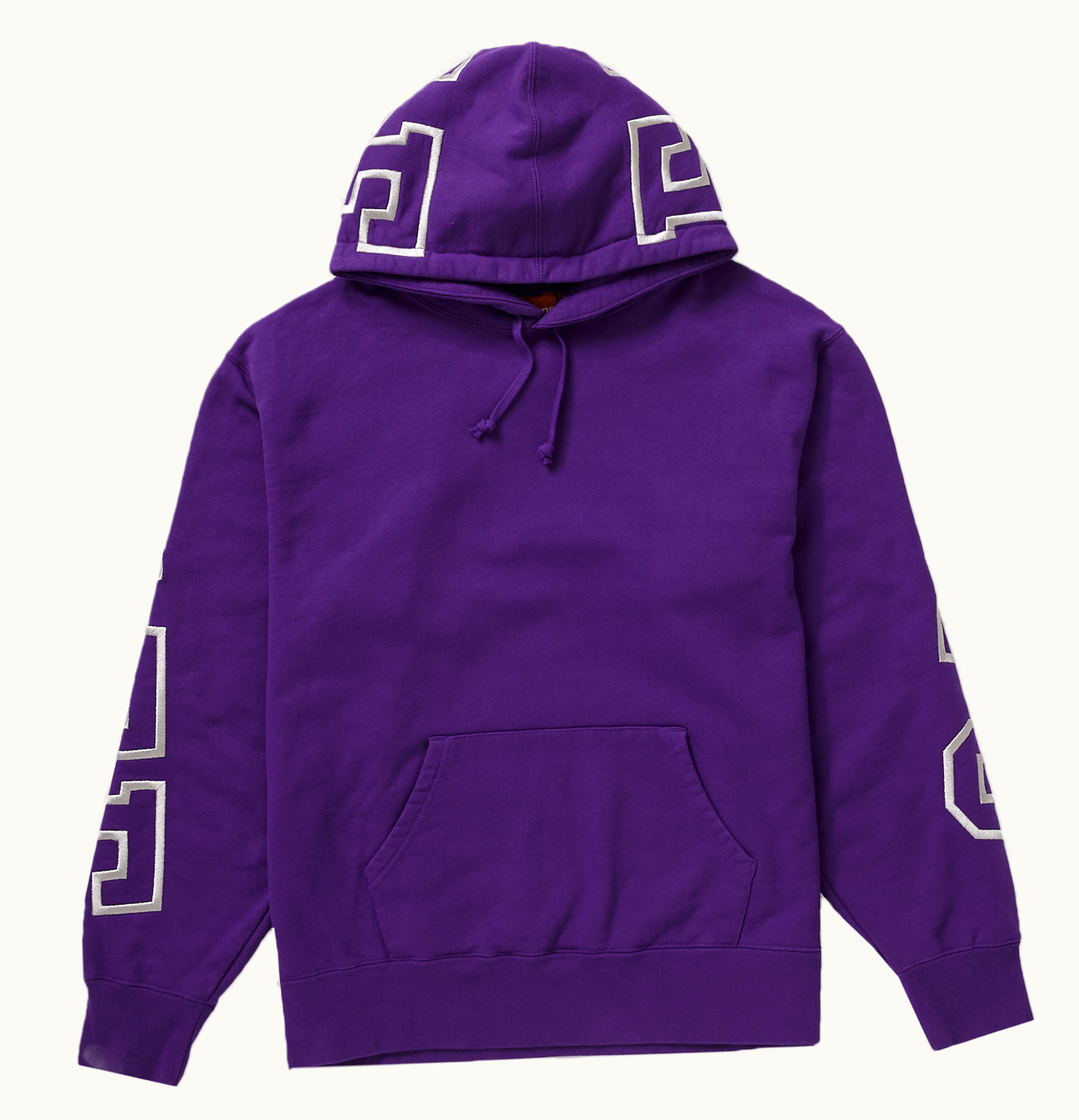 Supreme Supreme State Hooded Sweatshirt Purple