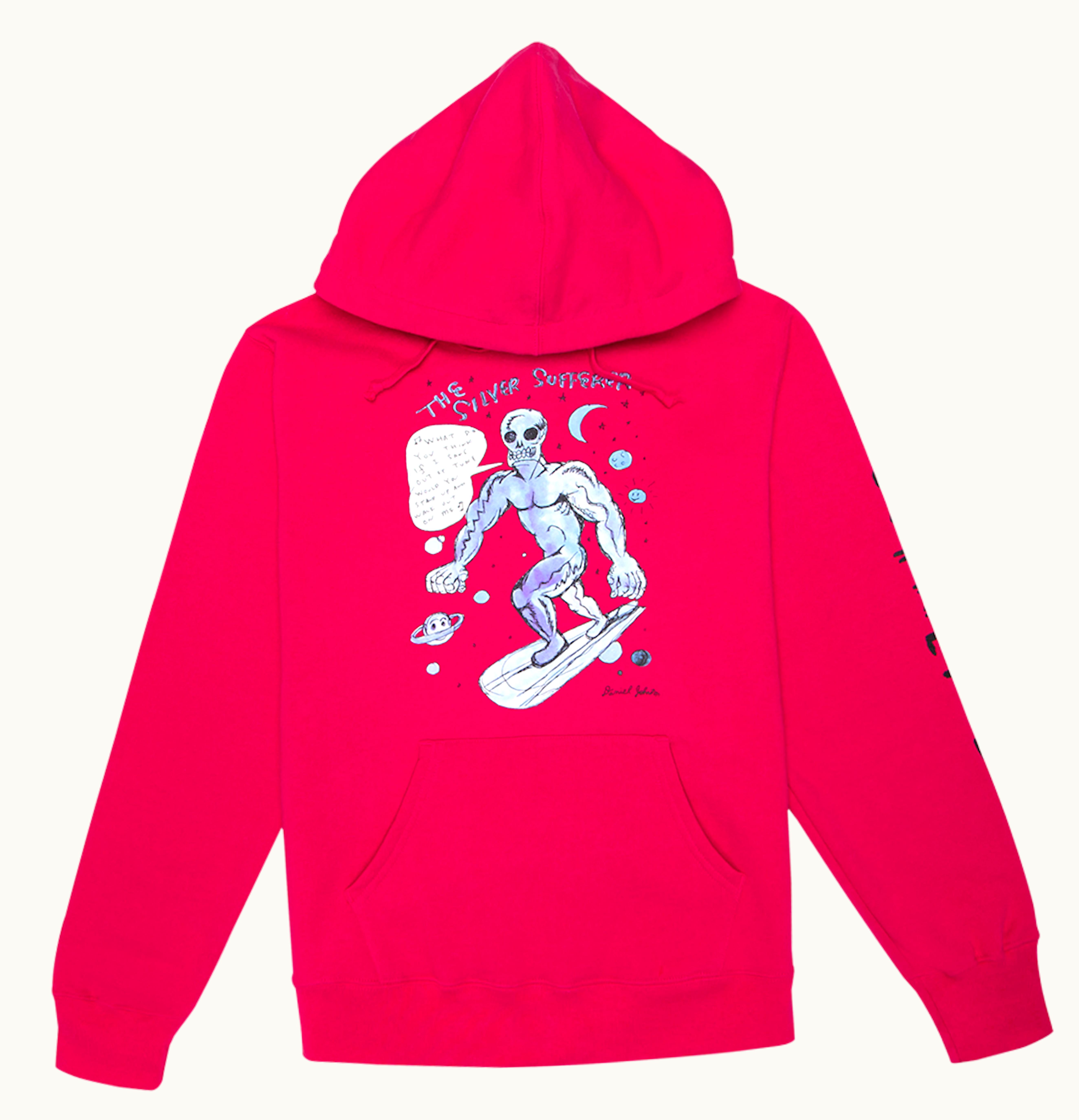 Supreme Supreme Daniel Johnston Hooded Sweatshirt Fuchsia