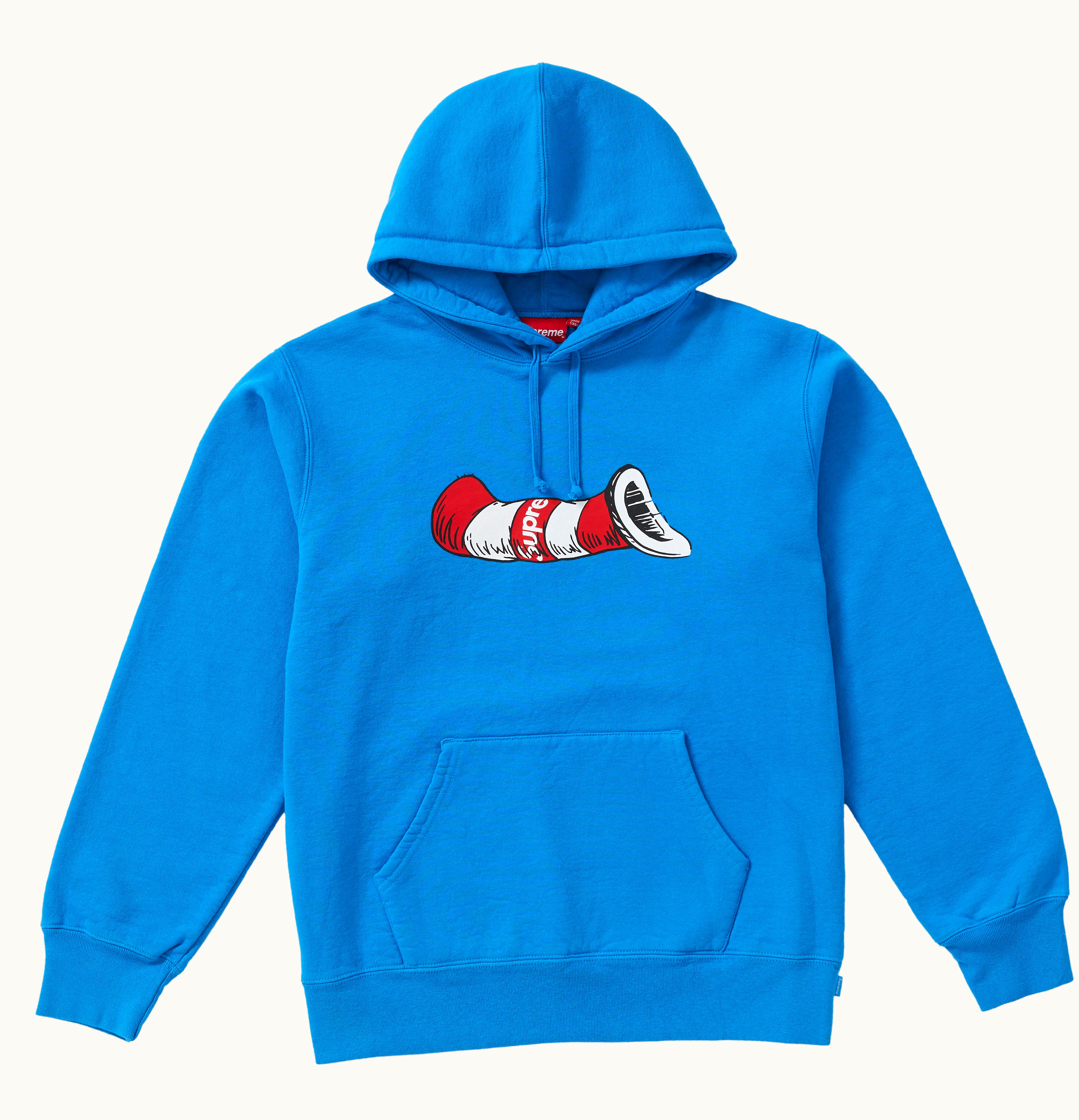 Supreme Supreme Cat in the Hat Hooded Sweatshirt Bright Royal