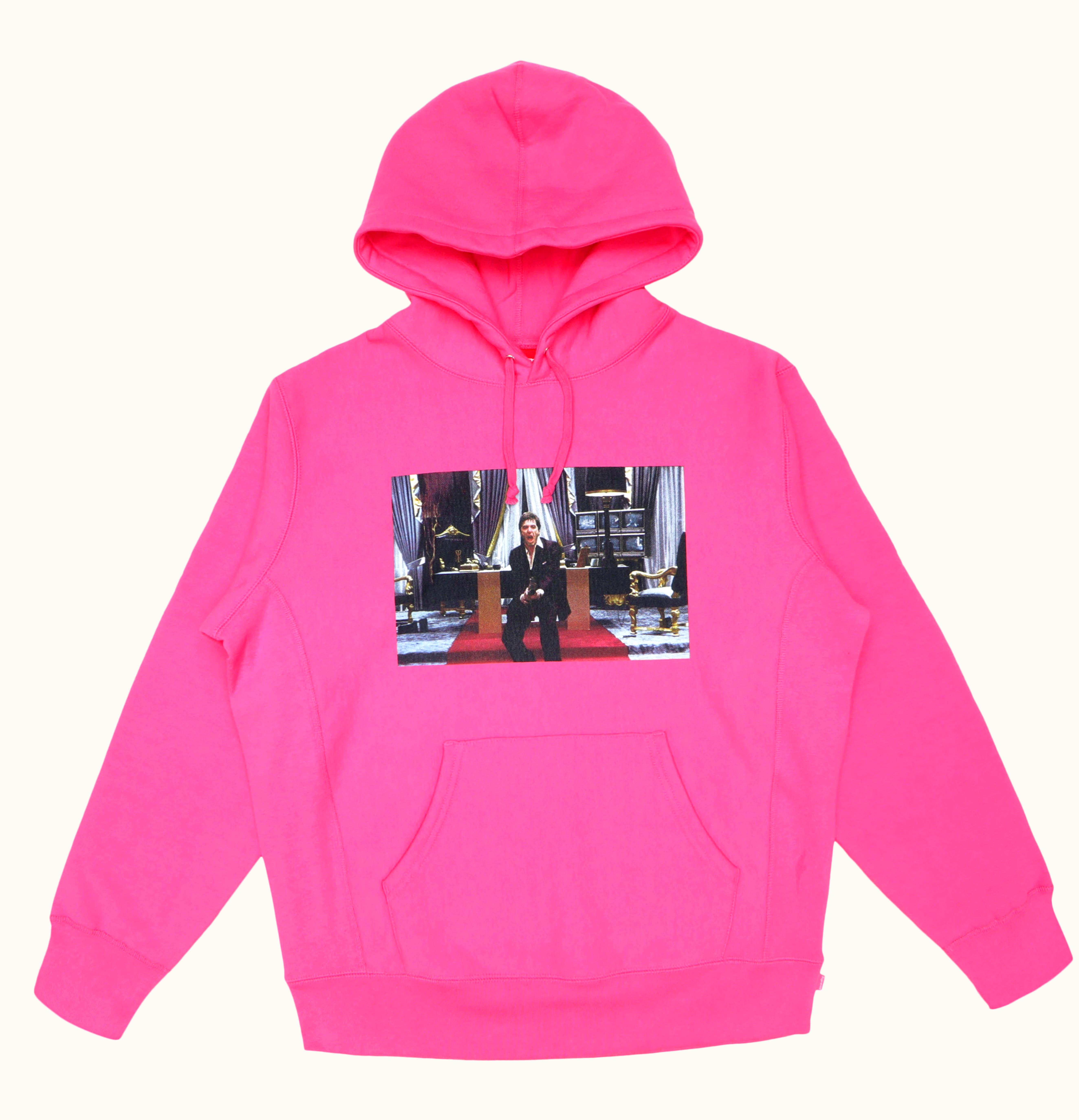 Supreme Supreme Scarface Friend Hooded Sweatshirt Magenta