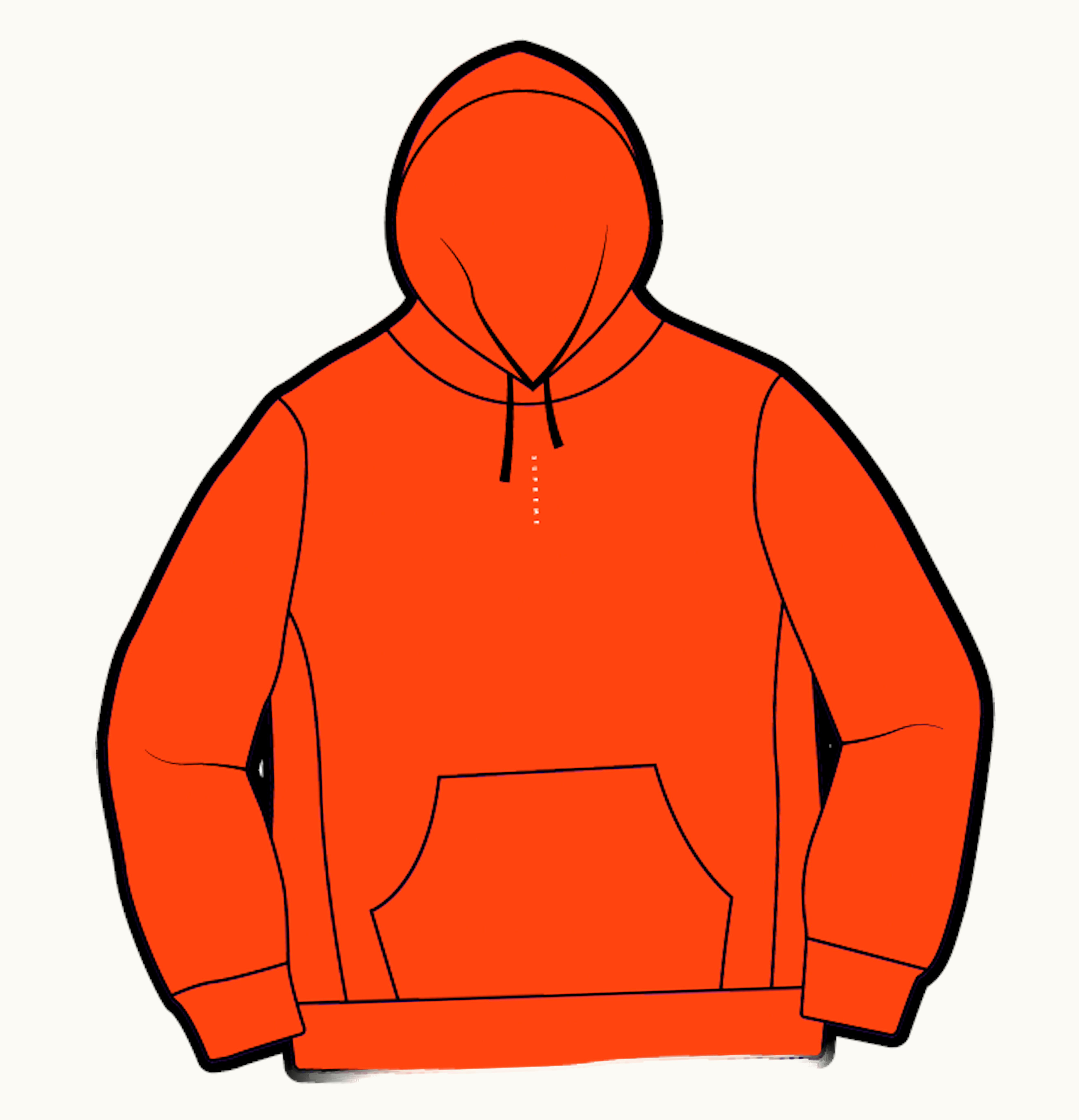 Supreme Supreme Micro Logo Hooded Sweatshirt Burnt Orange