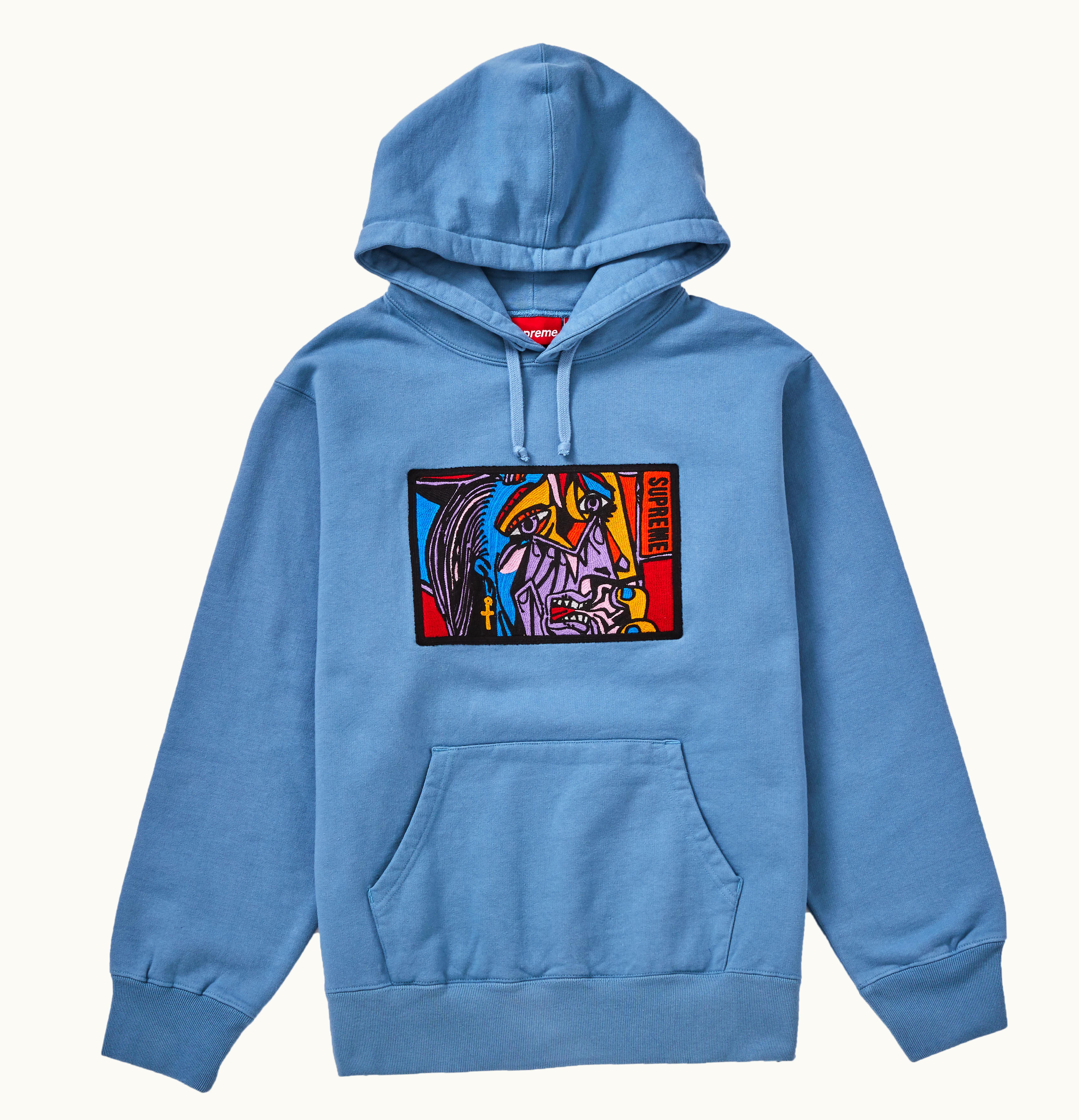 Supreme Supreme Chainstitch Hooded Sweatshirt Dusty Blue