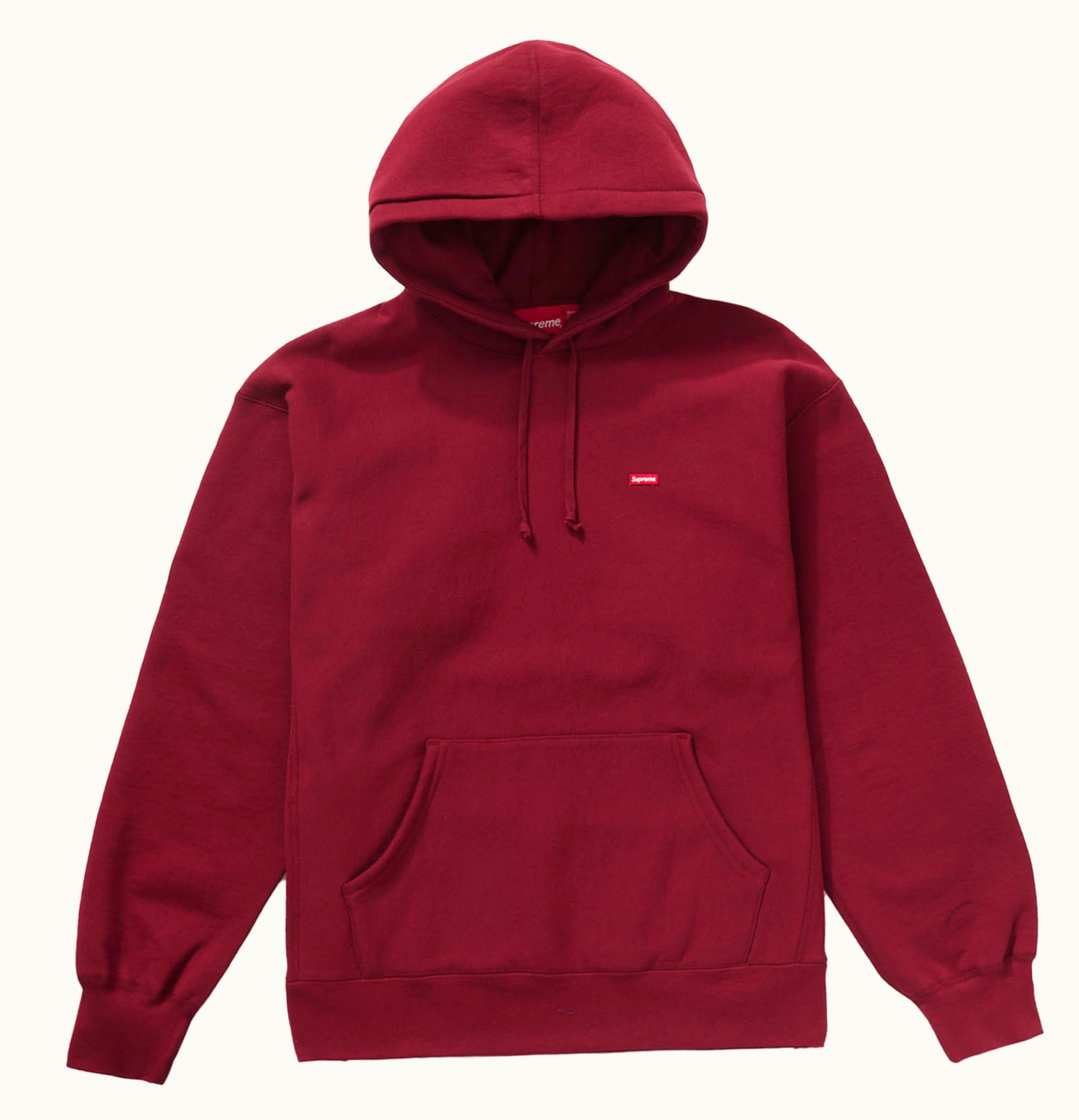 Supreme Supreme Small Box Hooded Sweatshirt FW22 Cardinal