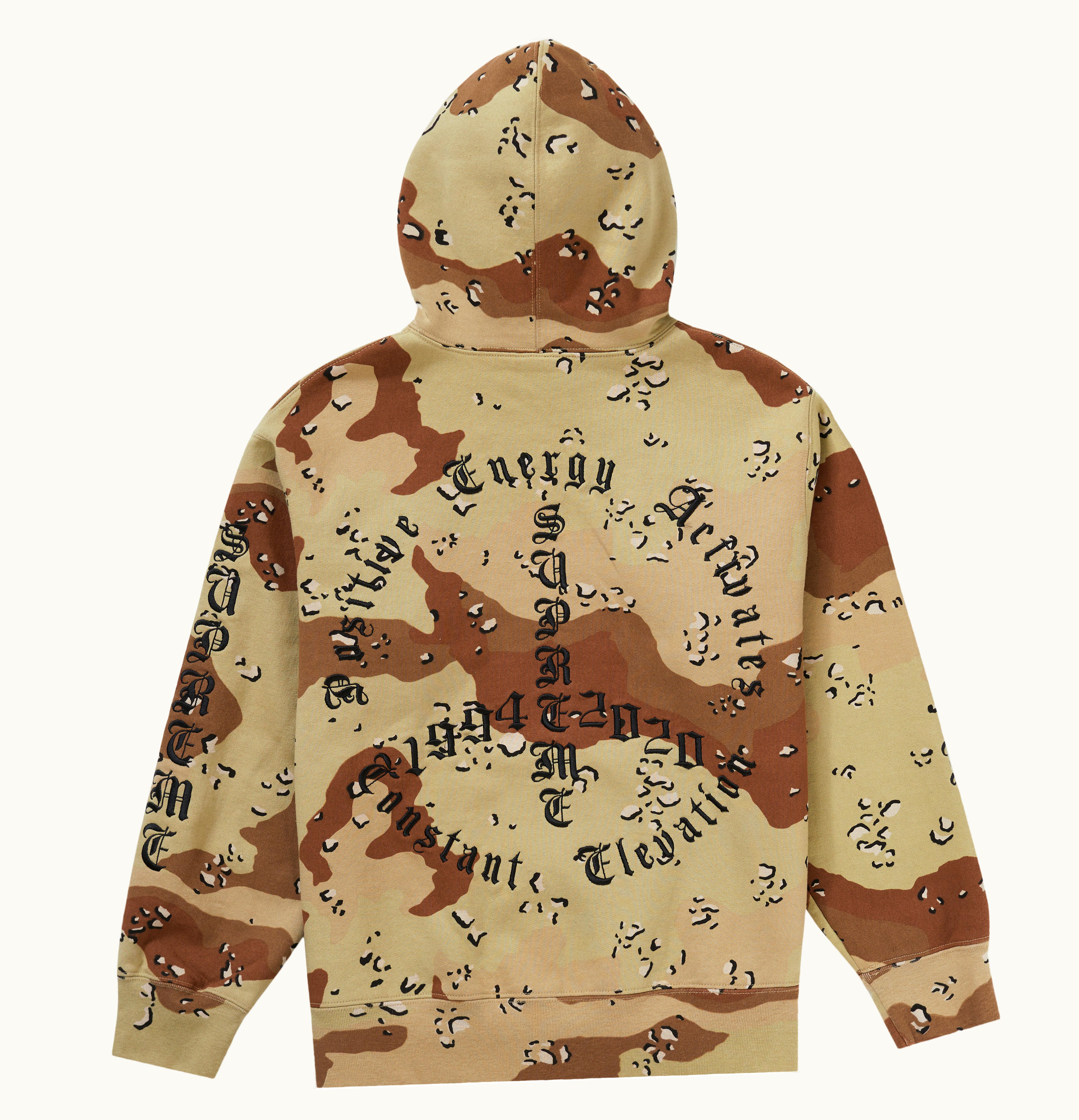 Supreme Supreme Peace Hooded Sweatshirt Chocolate Chip Camo