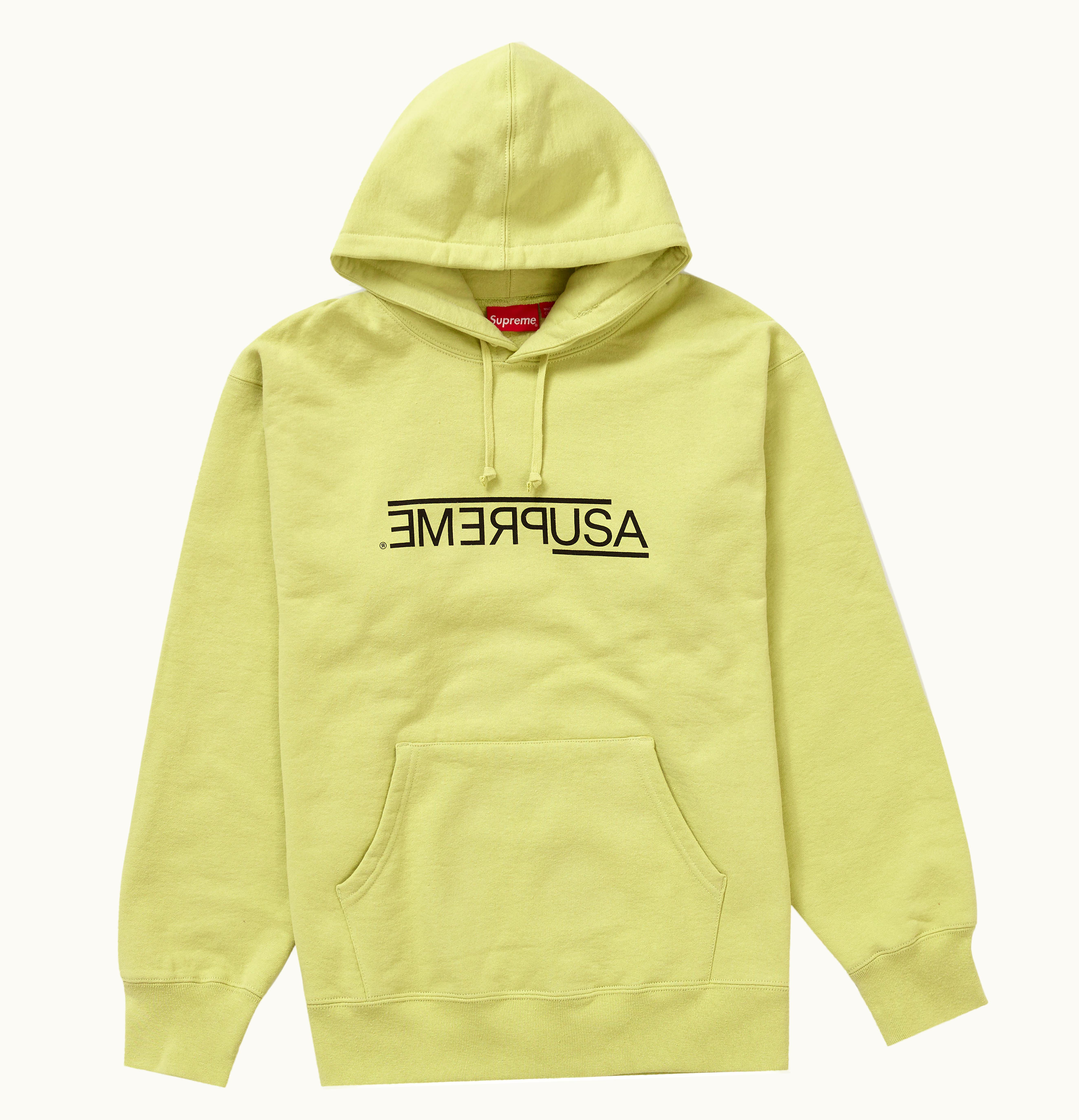 Supreme Supreme USA Hooded Sweatshirt Light Sage