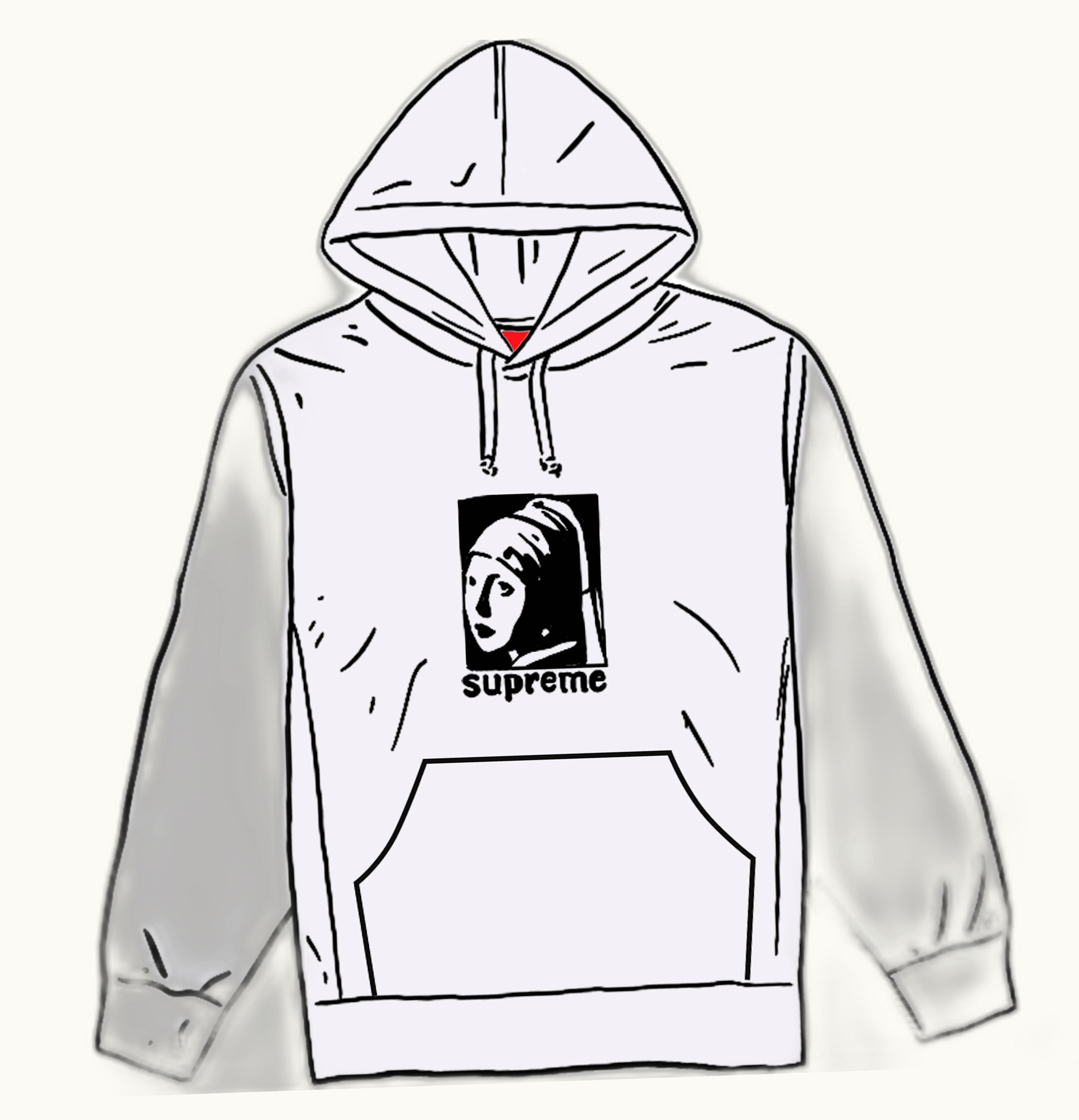 Supreme Supreme Pearl Hooded Sweatshirt Ash Grey