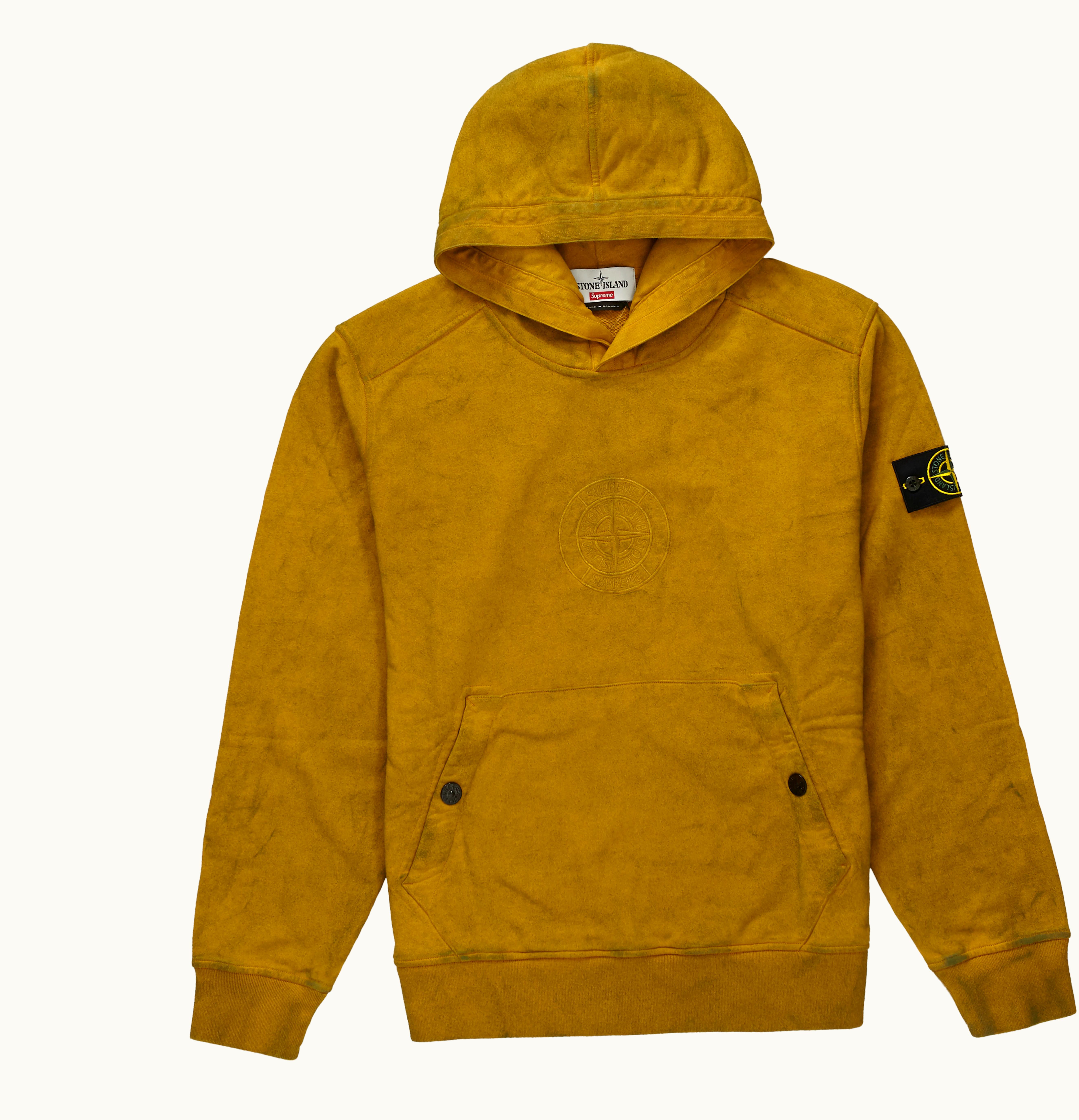 Supreme Supreme Stone Island Hooded Sweatshirt SS19 Olive
