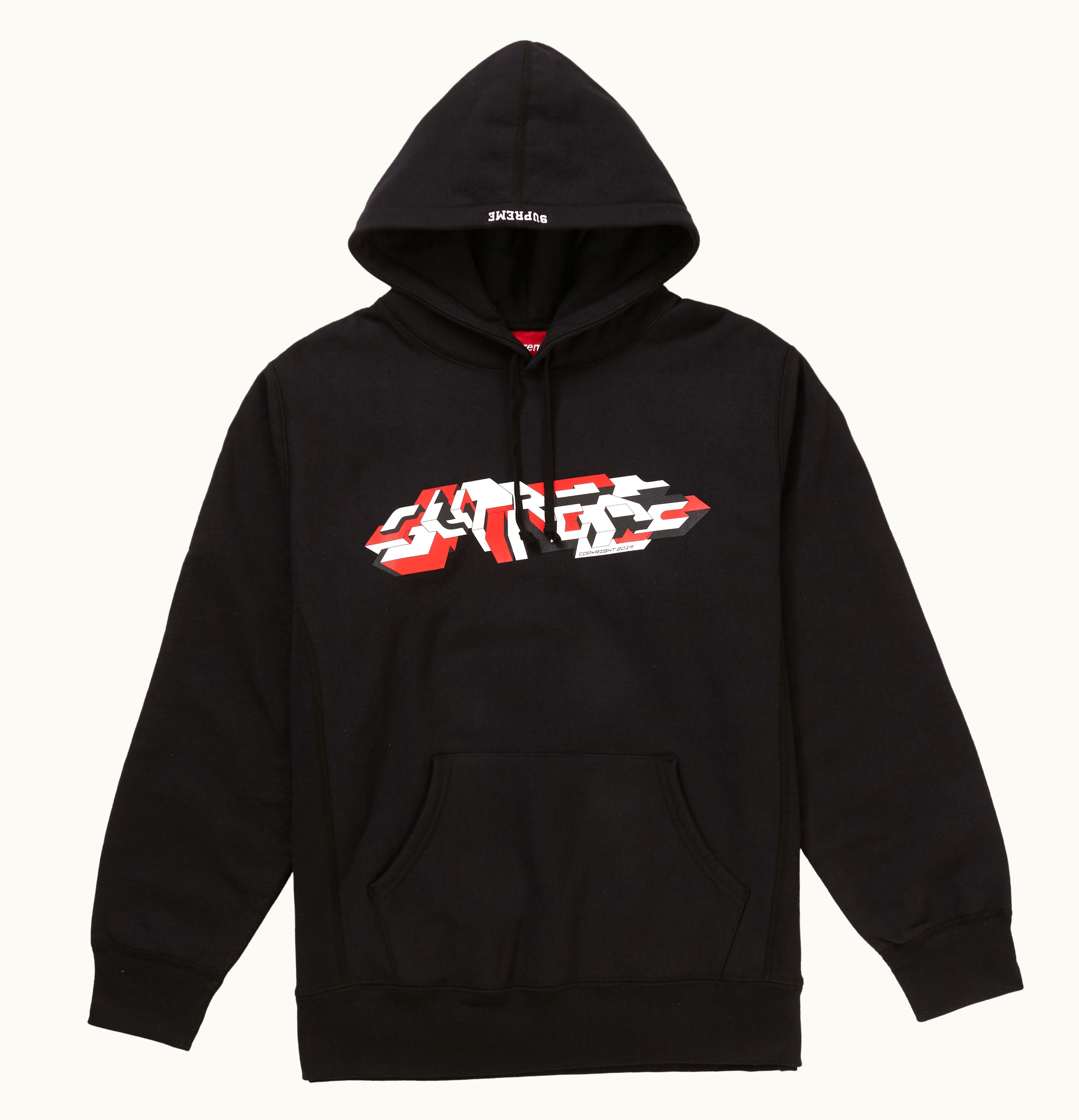 Supreme Supreme Delta Logo Hooded Sweatshirt Black