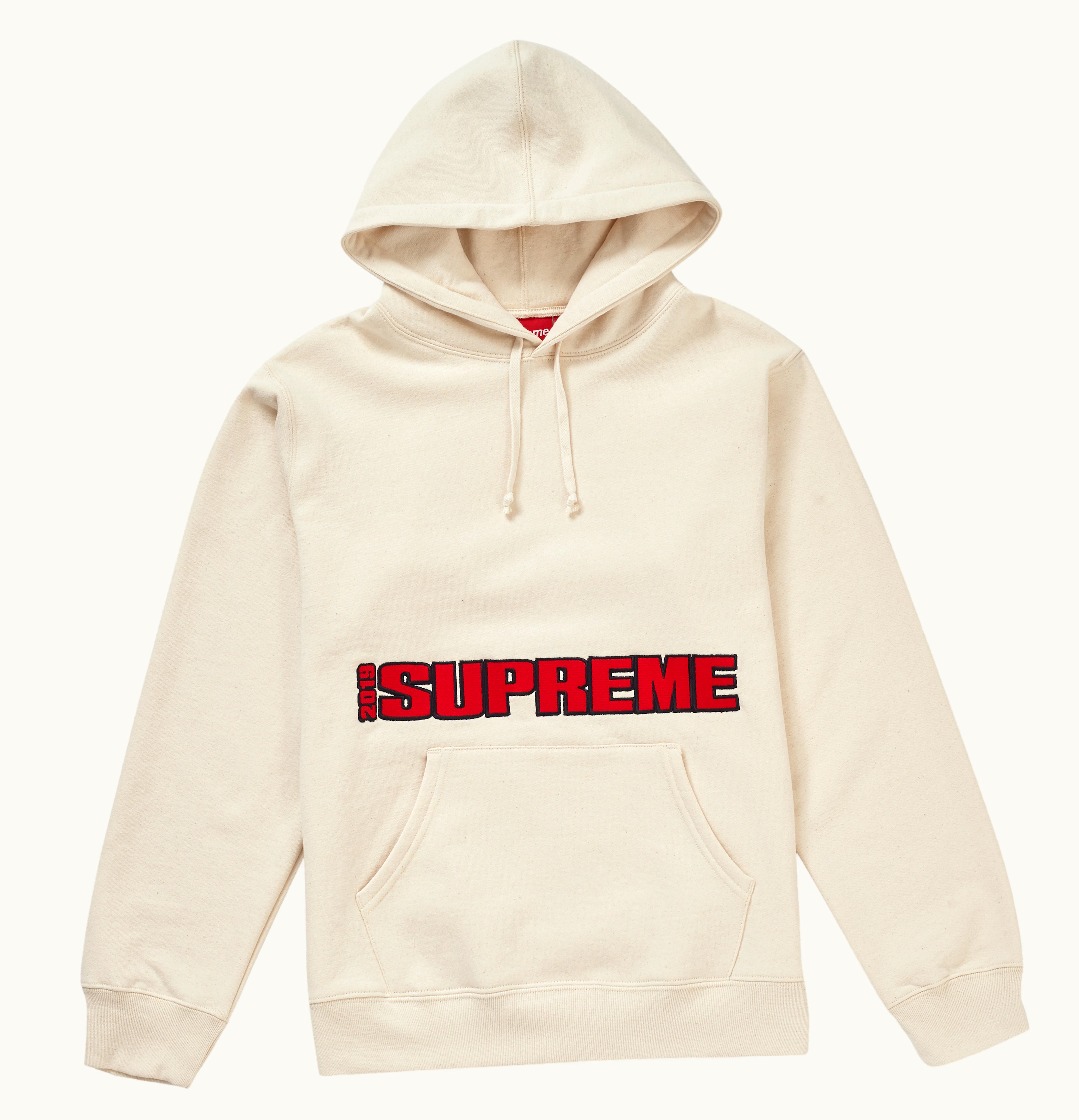 Supreme Supreme Blockbuster Hooded Sweatshirt Natural