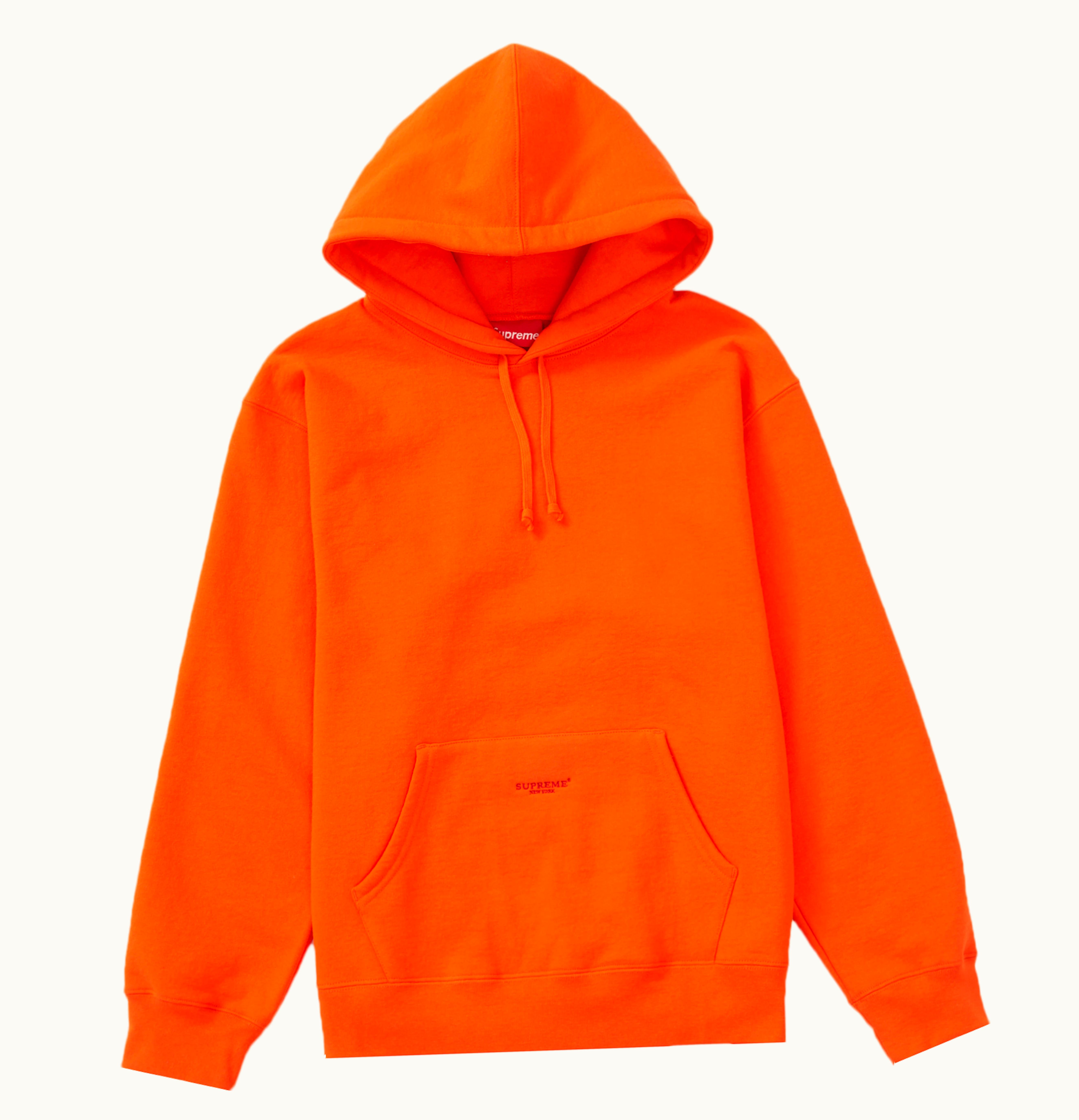 Supreme Supreme Micro Logo Hooded Sweatshirt SS22 Dark Orange