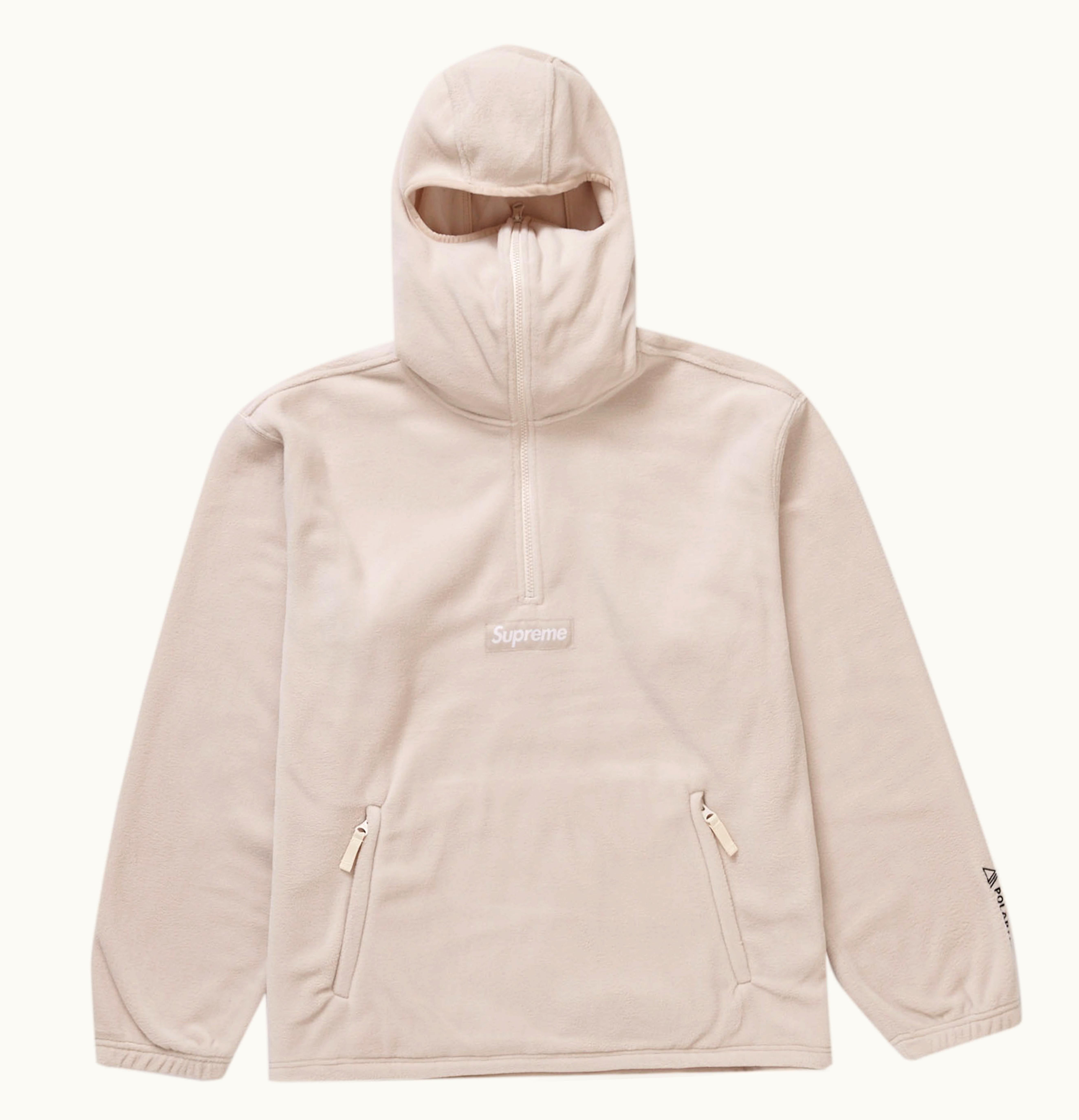 Supreme Supreme Polartec Facemask Half Zip Pullover Stone