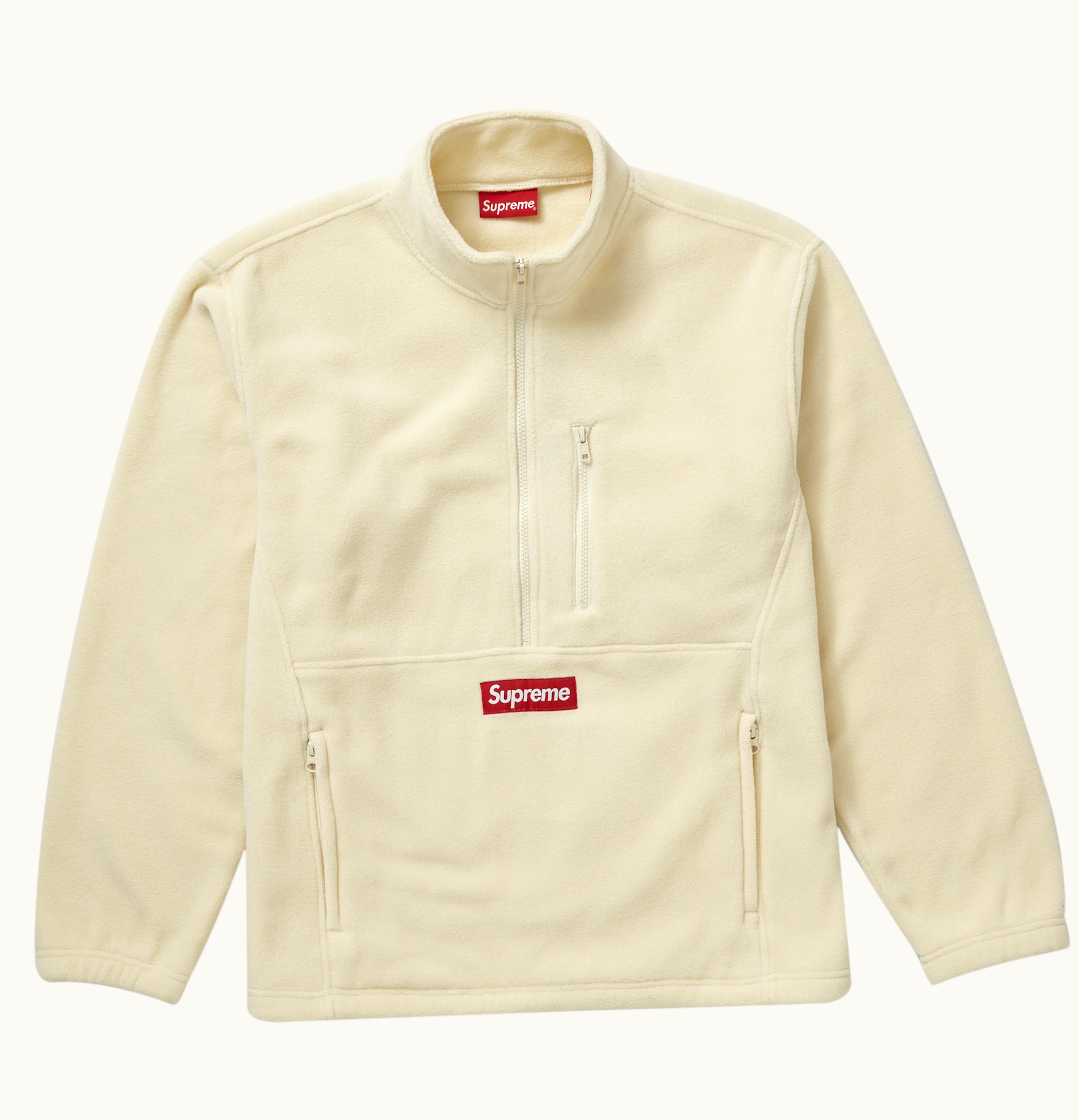 Supreme Supreme Polartec Half Zip Pullover FW21 Natural