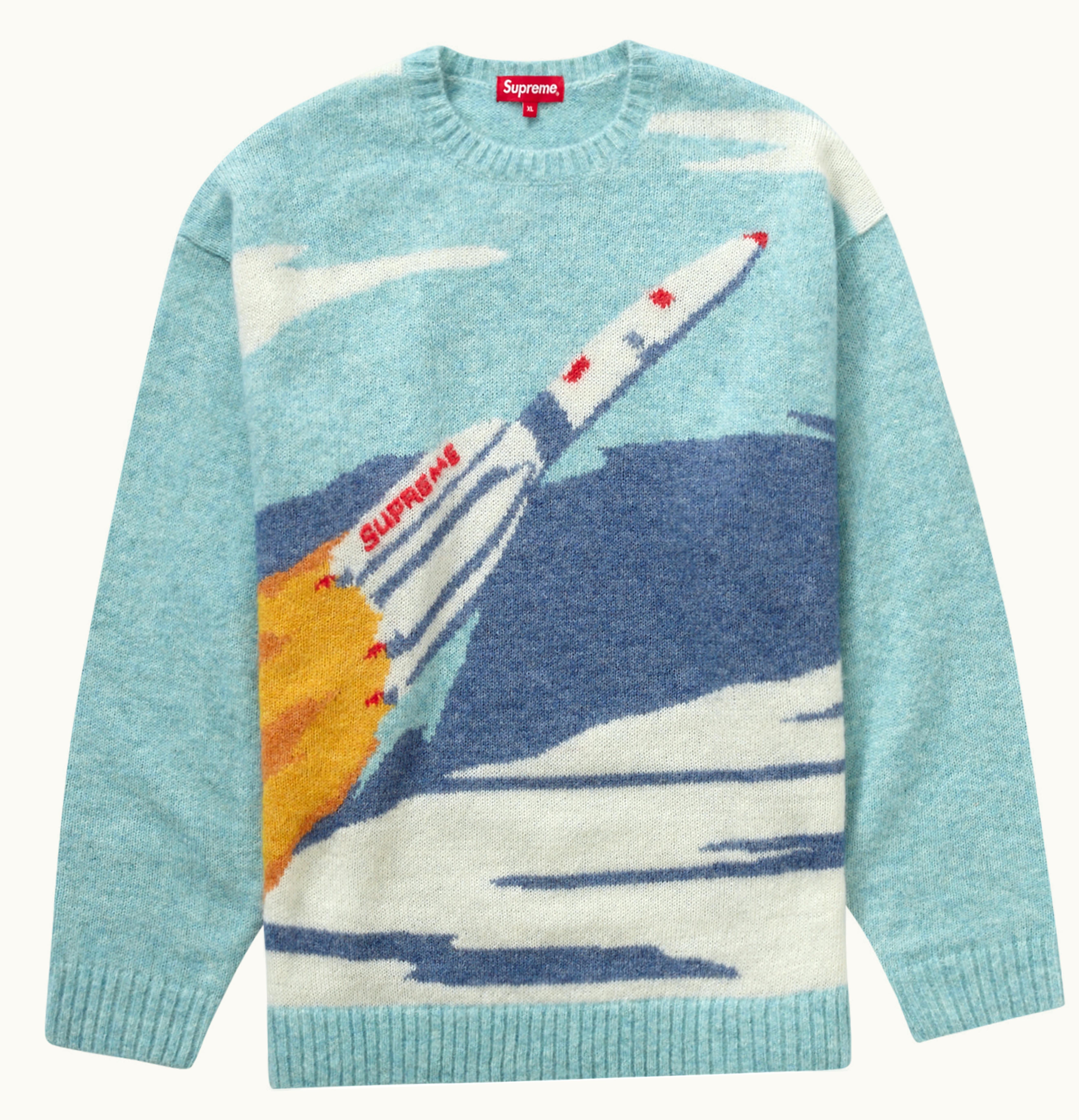 Supreme Supreme Rocket Sweater Blue