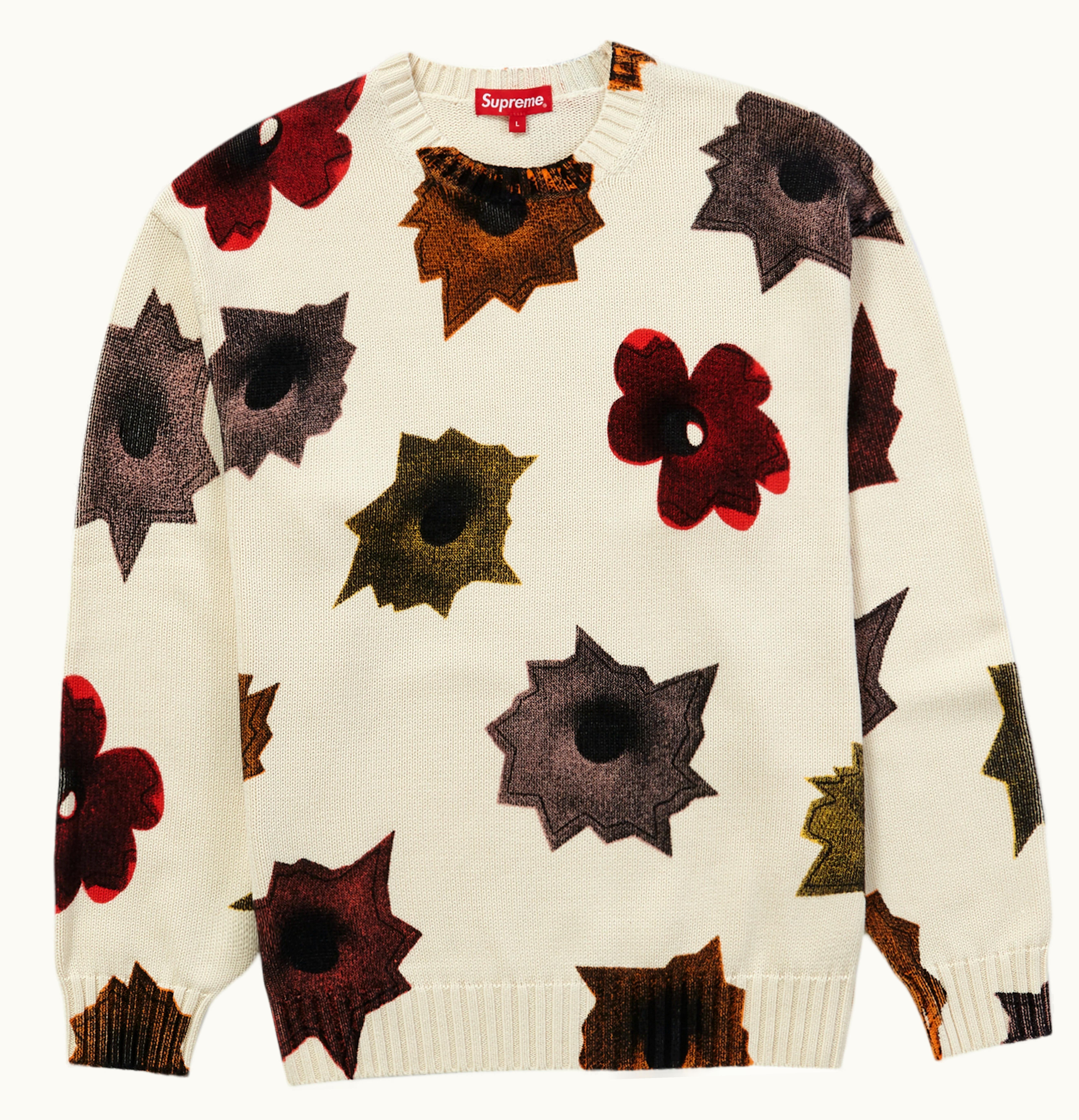 Supreme Supreme Nate Lowman Sweater White
