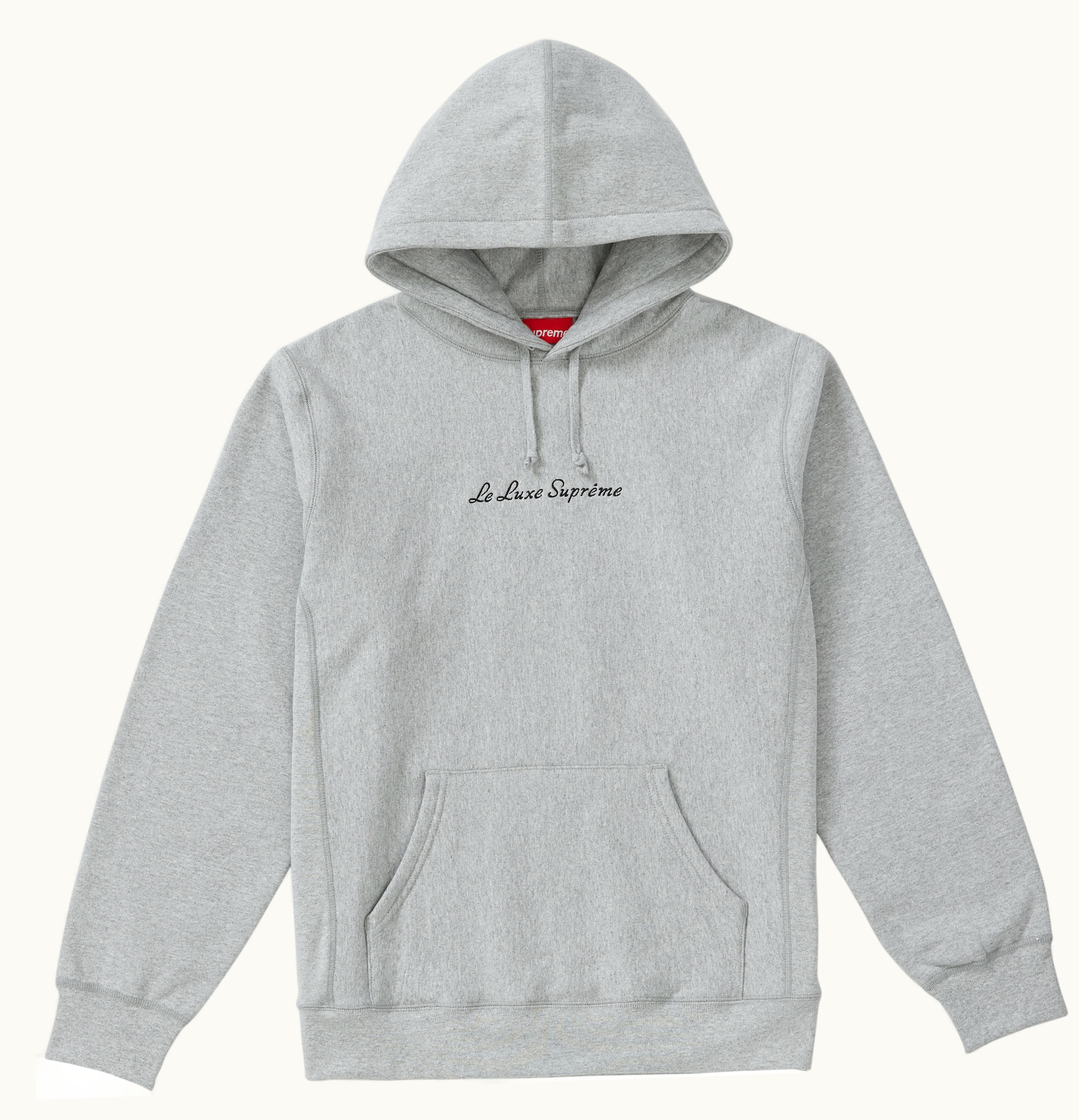 Supreme Supreme Le Luxe Hooded Sweatshirt Heather Grey