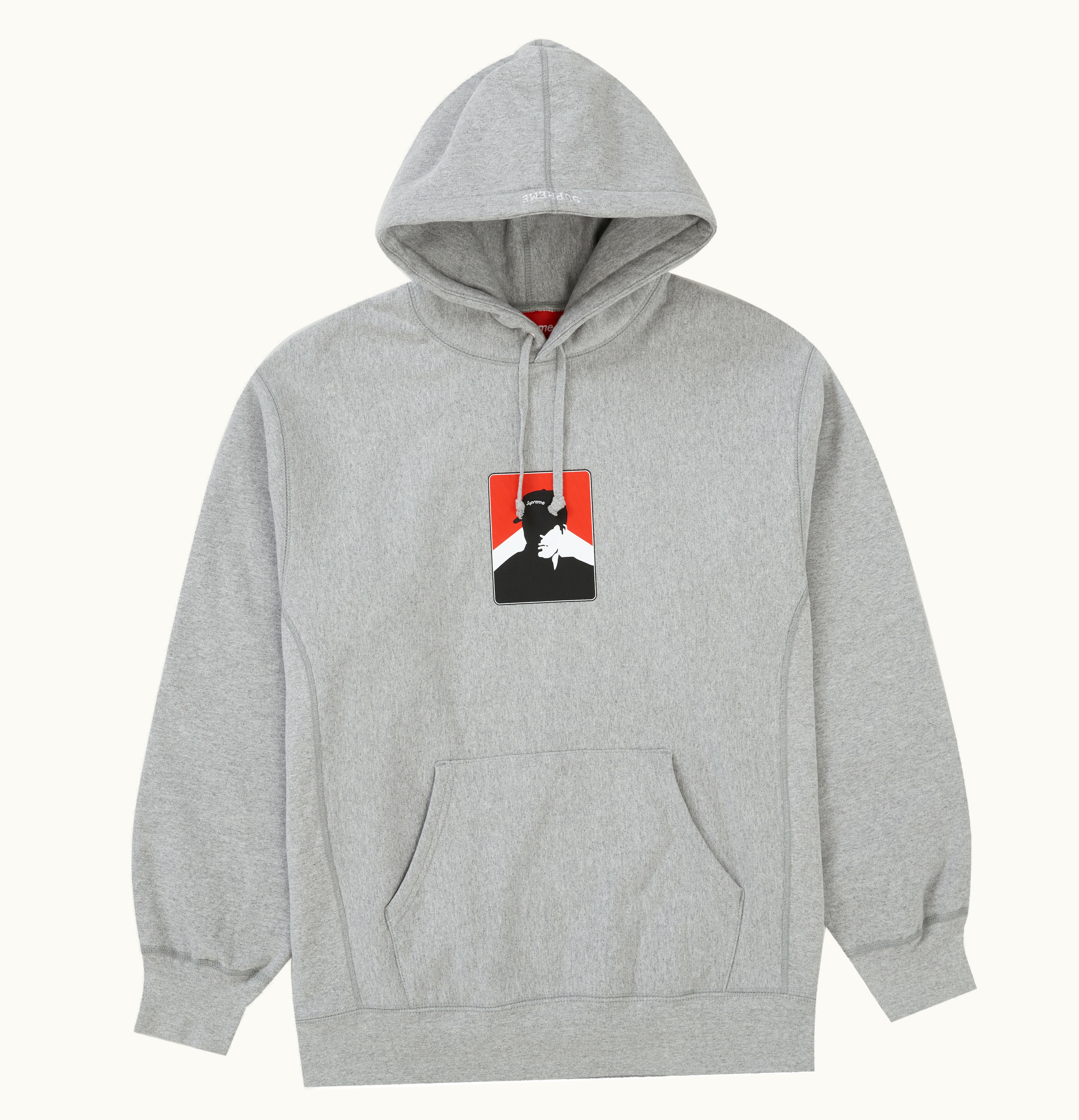 Supreme Supreme Portrait Hooded Sweatshirt FW20 Heather Grey