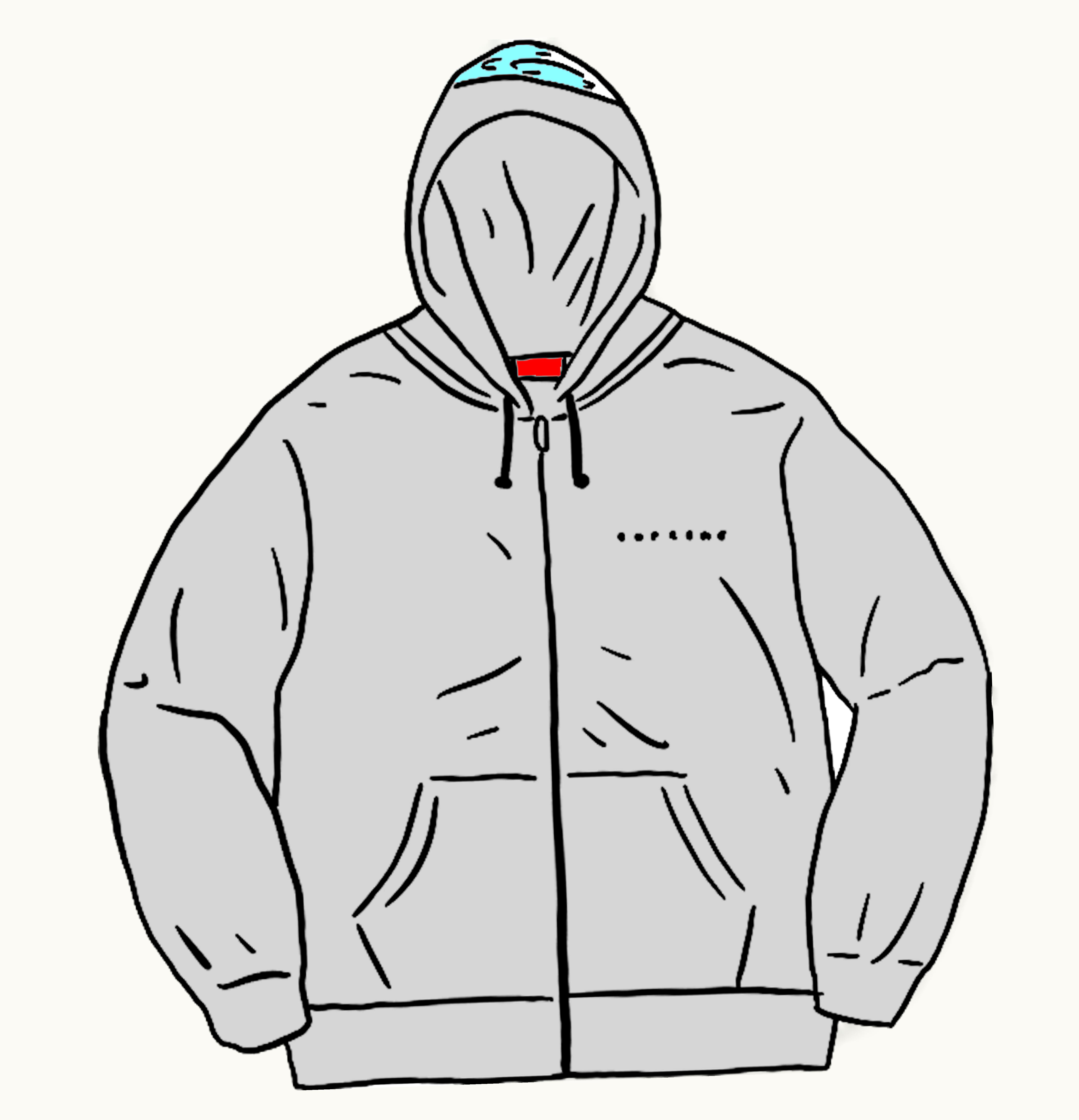 Supreme Supreme Globe Zip Up Hooded Sweatshirt Heather Grey