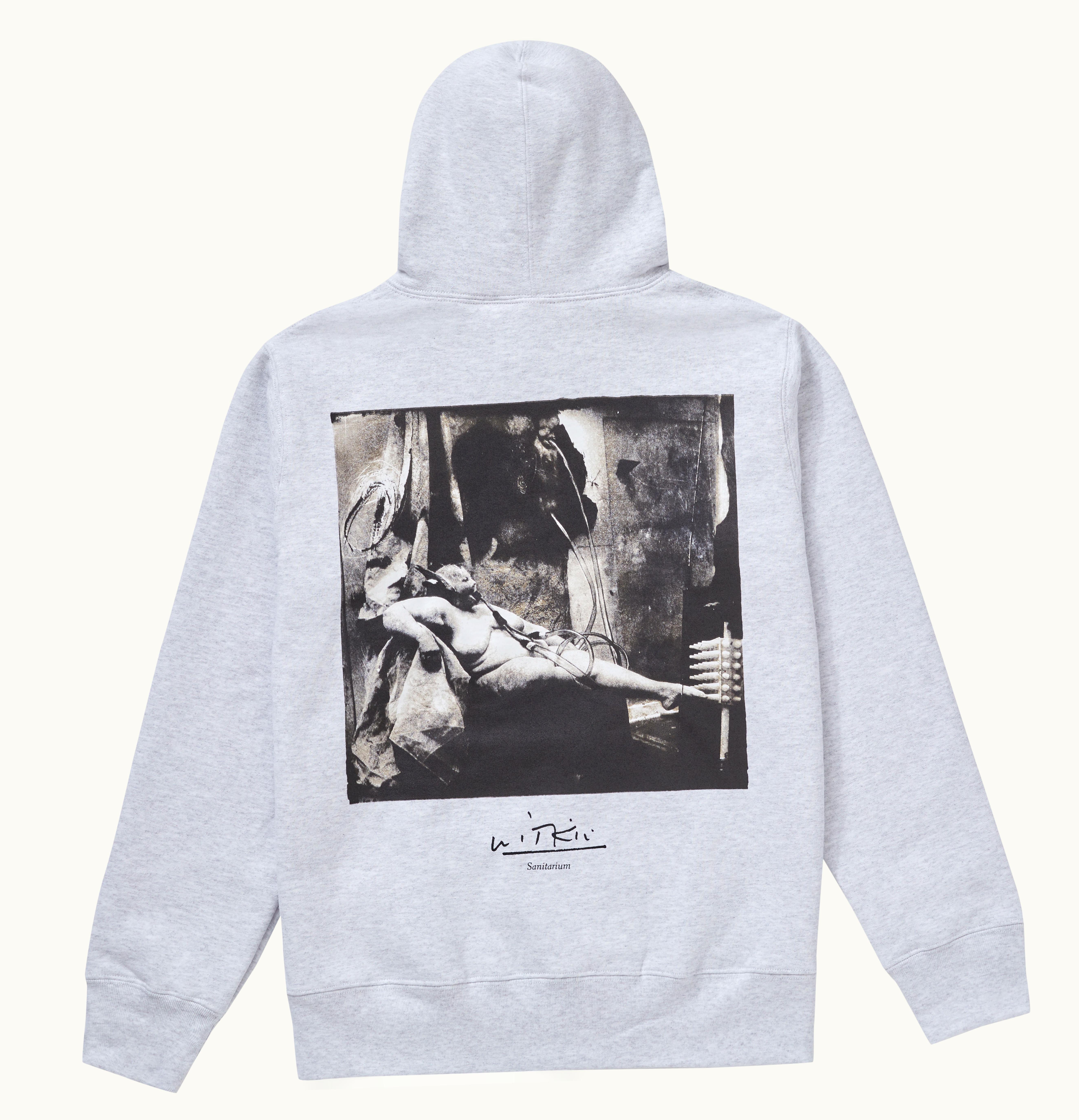 Supreme Supreme Joel Peter Witkin Supreme Sanitarium Hooded Sweatshirt Ash Grey