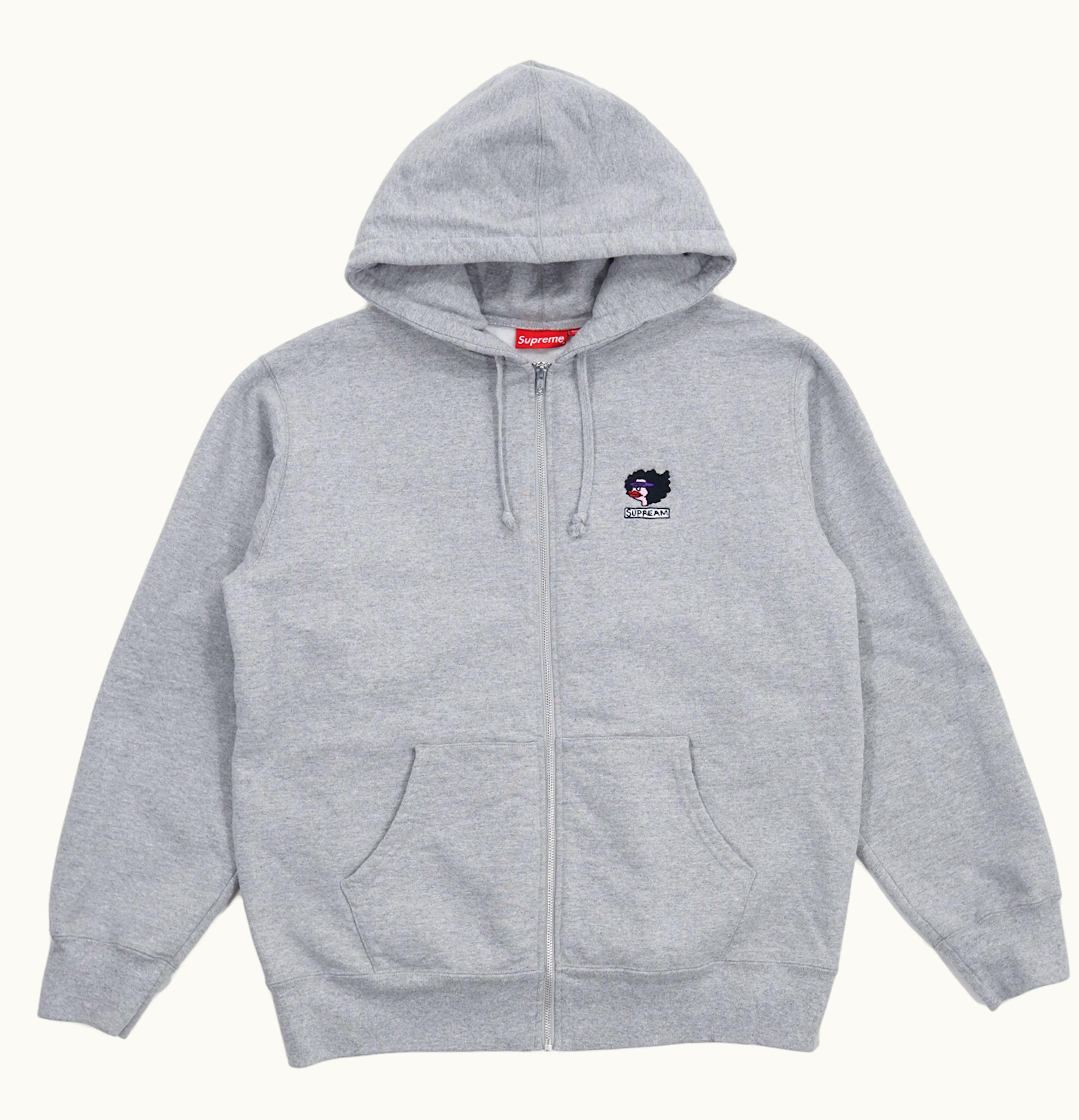 Supreme Supreme Gonz Ramm Zip Up Sweatshirt Heather Grey