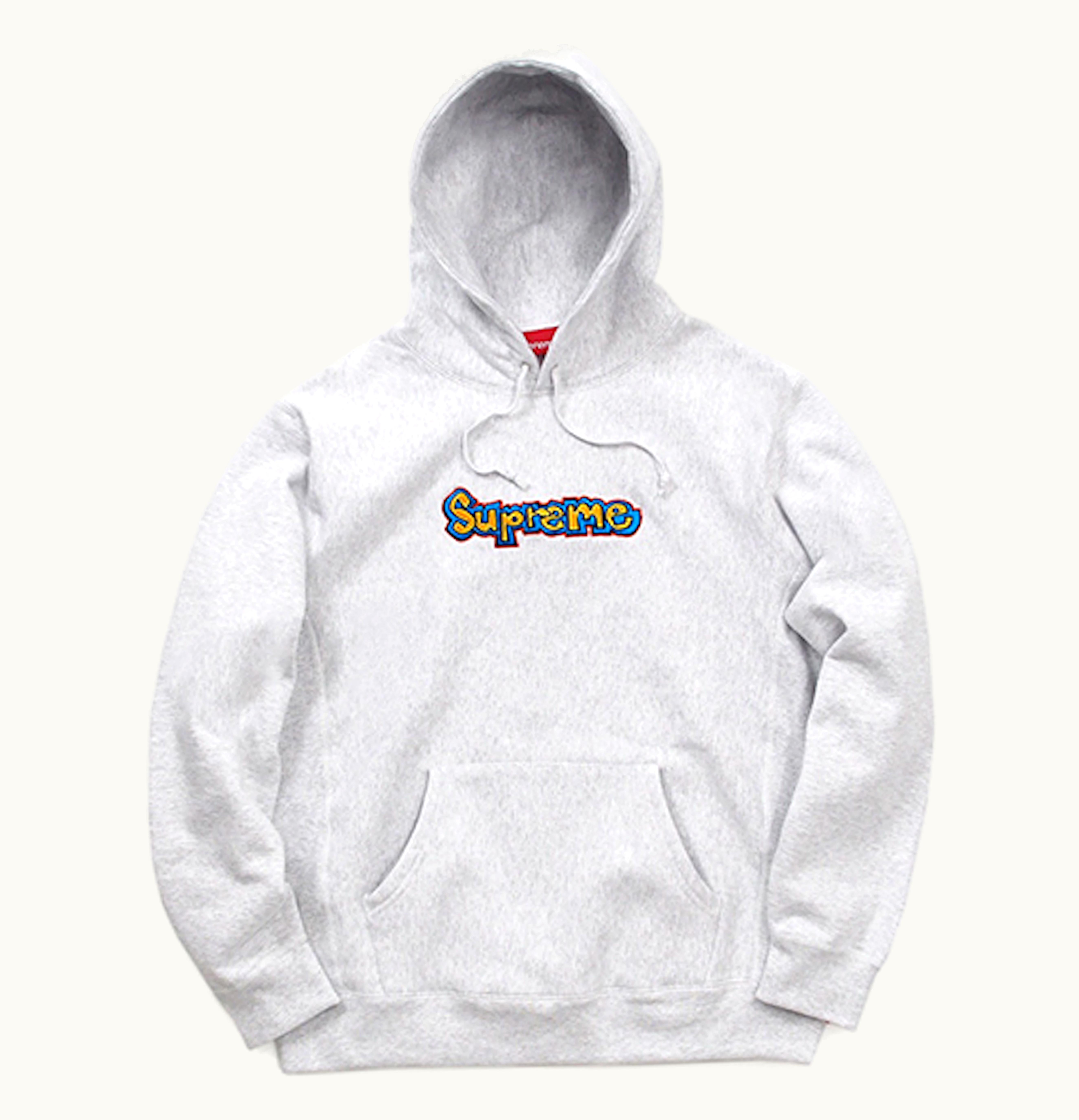 Supreme Supreme Gonz Logo Hooded Sweatshirt Ash Grey