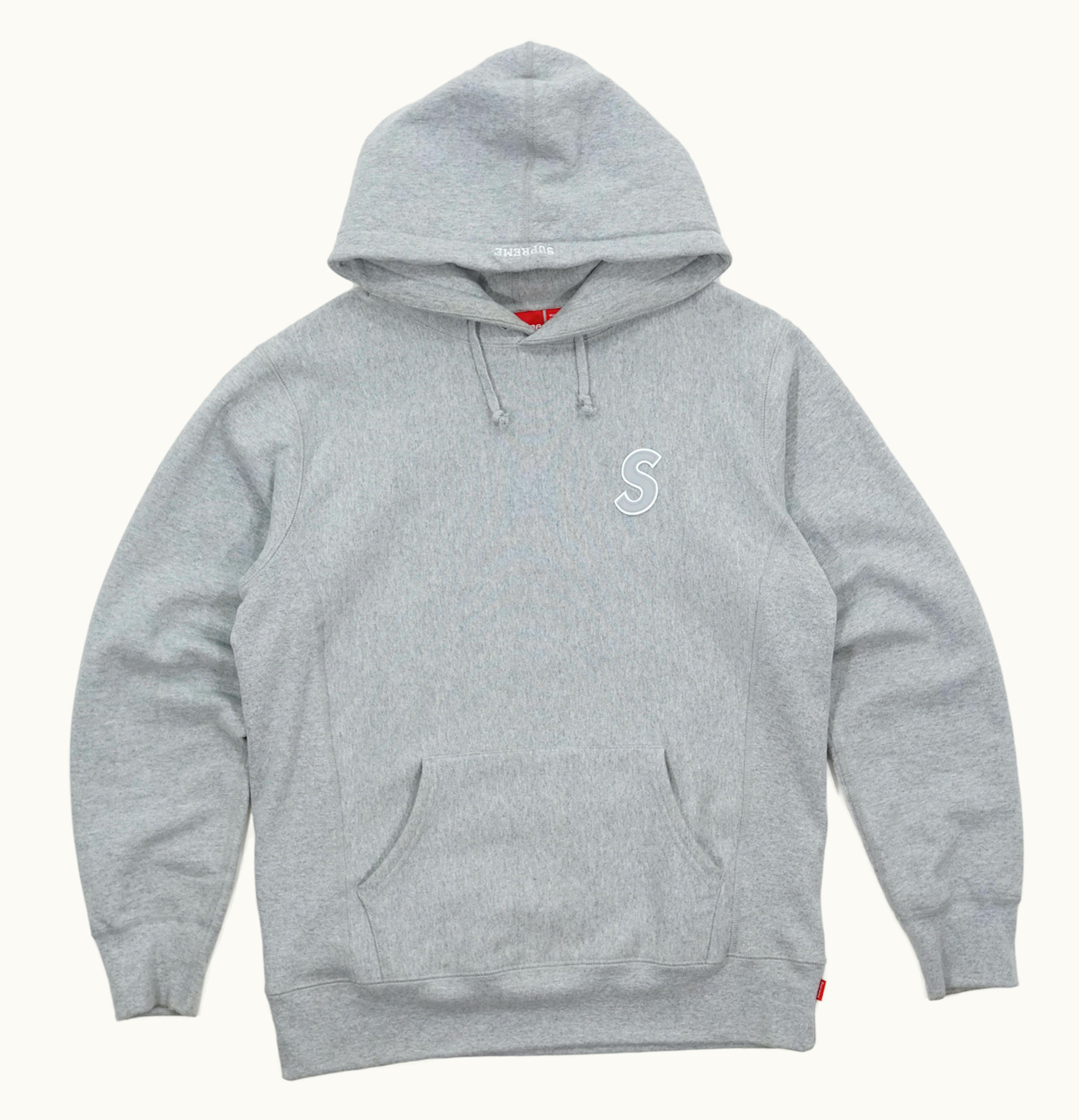 Supreme Supreme 3M Reflective S Logo Hooded Sweatshirt Heather Grey