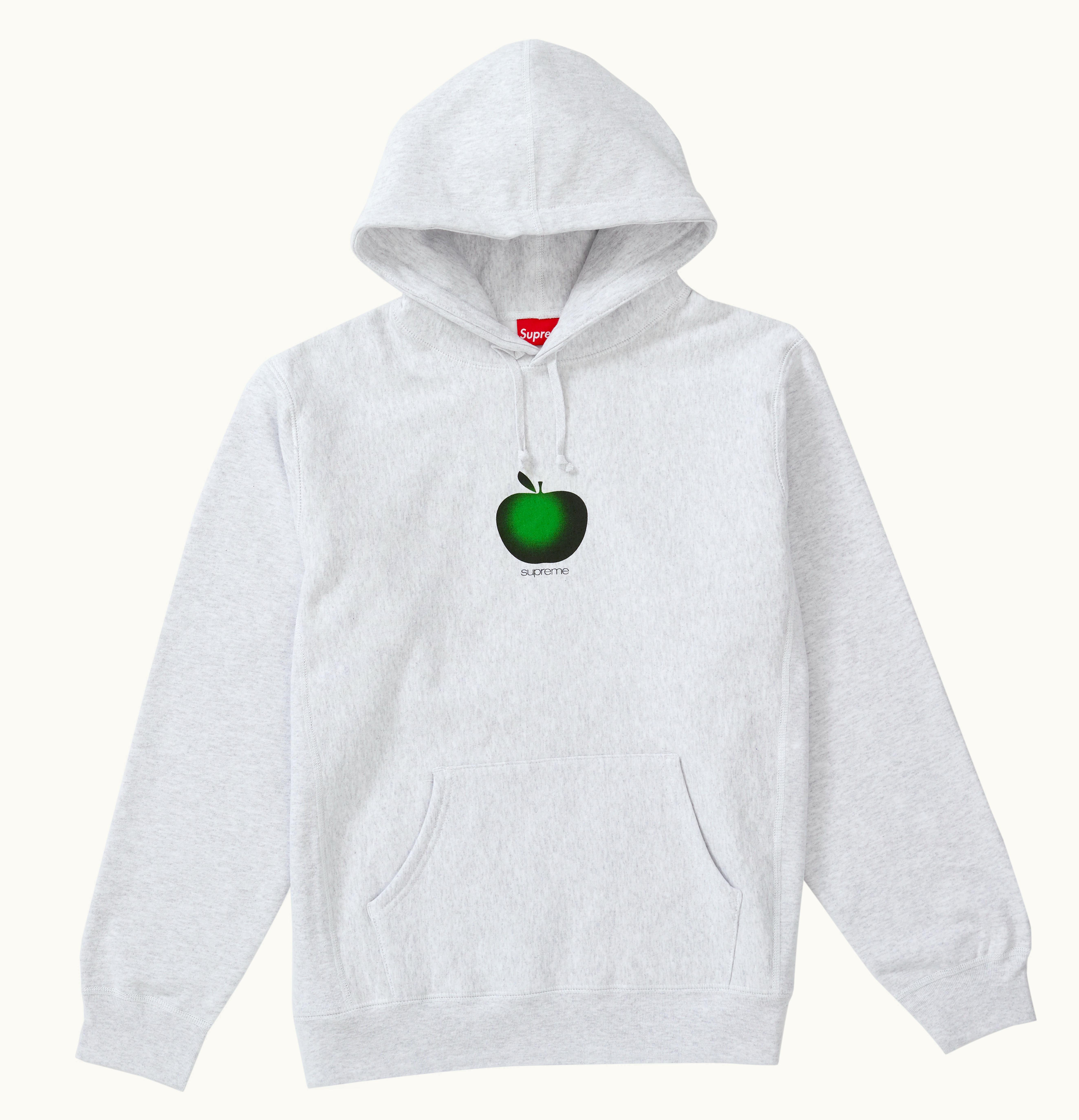 Supreme Supreme Apple Hooded Sweatshirt Ash Grey