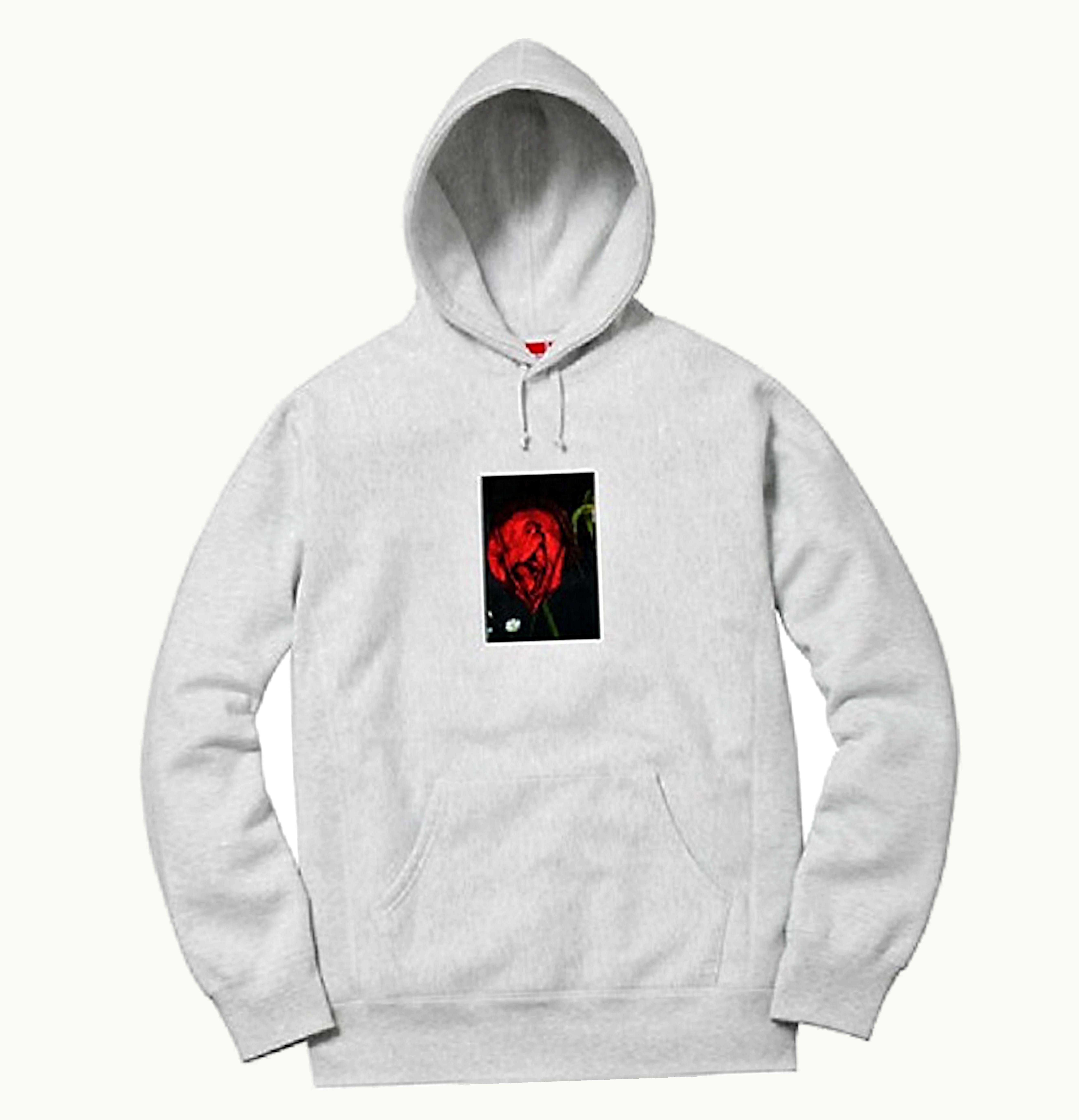 Supreme Supreme Araki Rose Hooded Sweatshirt Grey