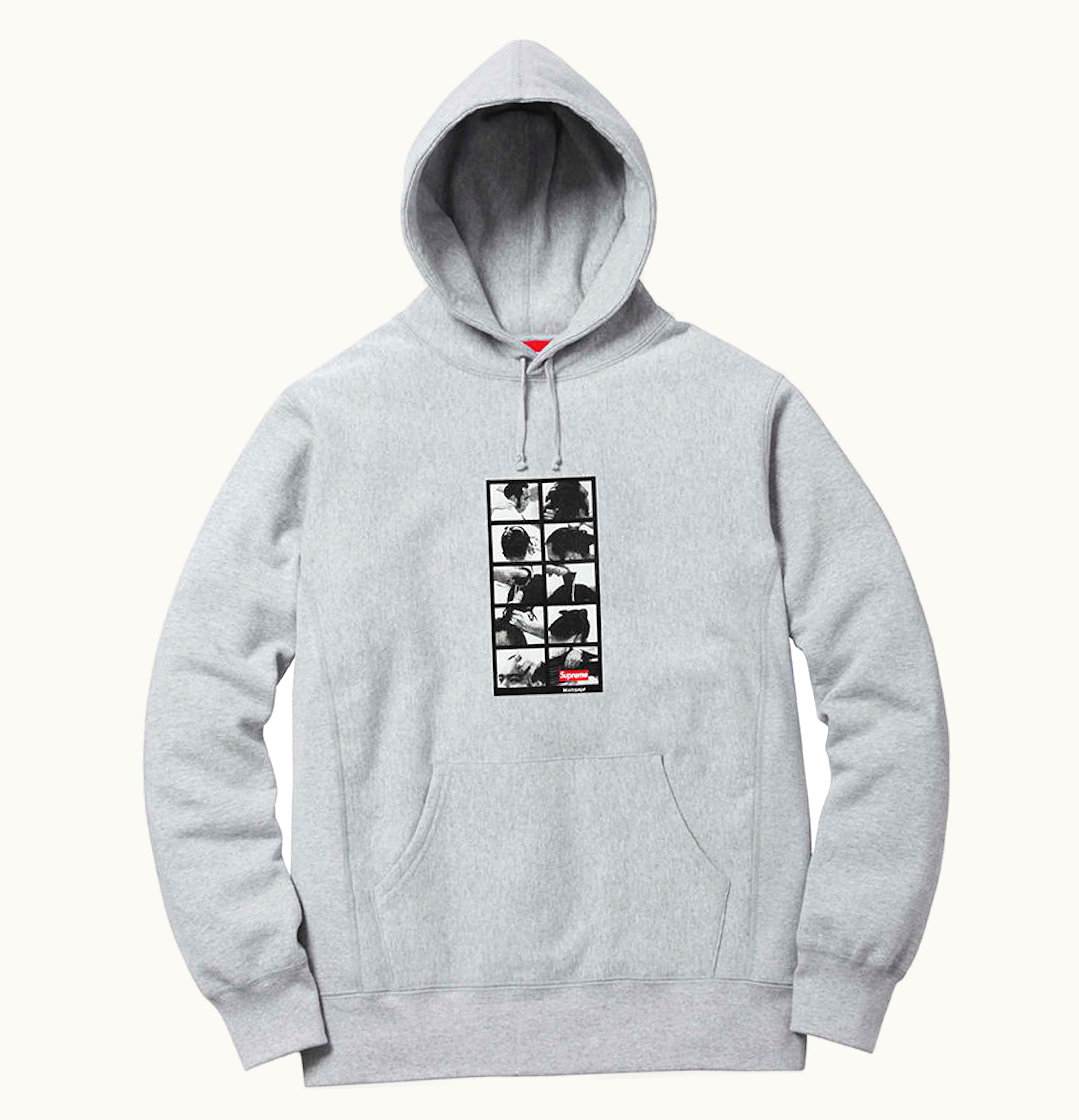 Supreme Supreme Sumo Hooded Sweatshirt Grey