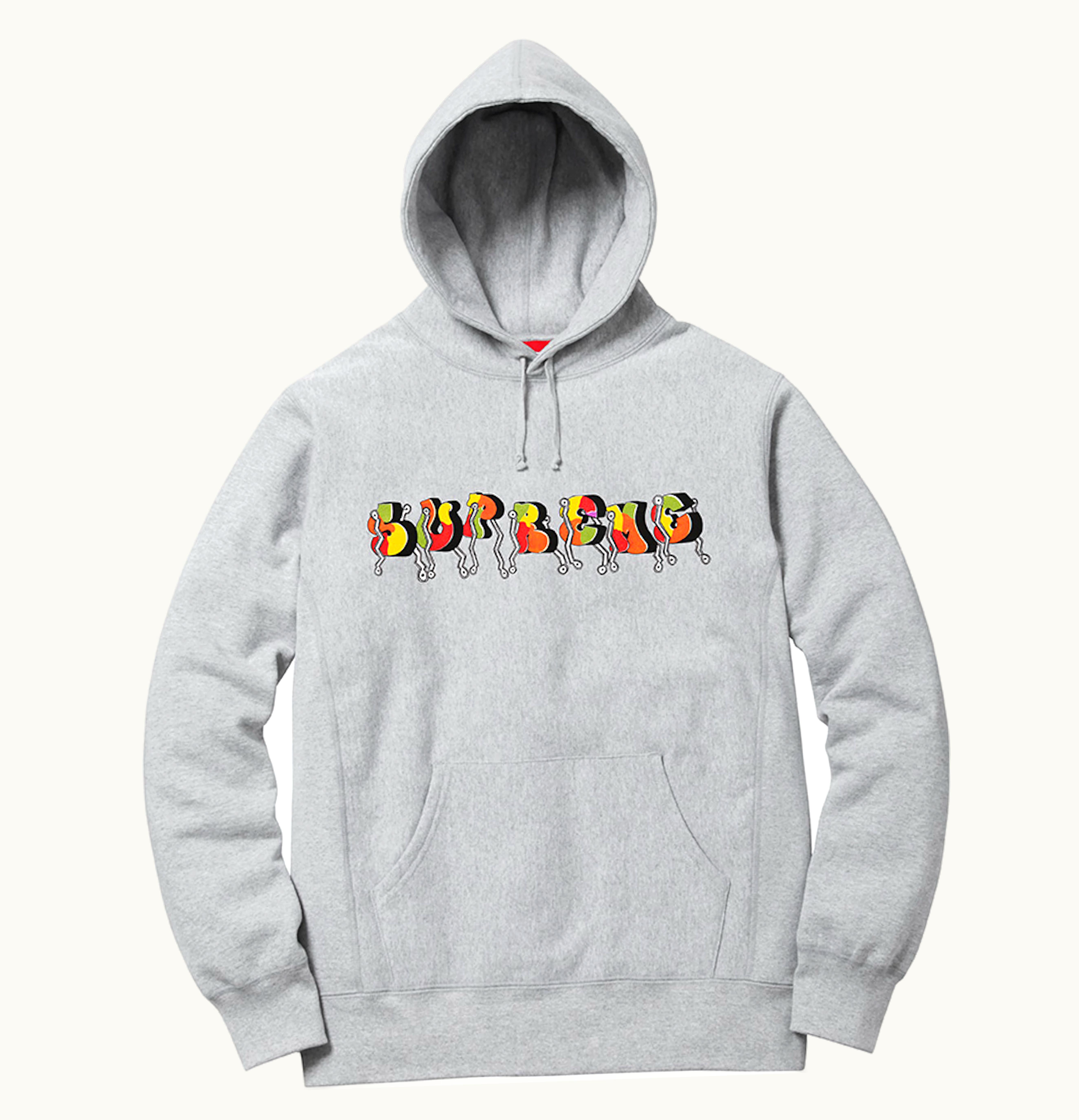 Supreme Supreme Blade Whole Car Hooded Sweatshirt Grey
