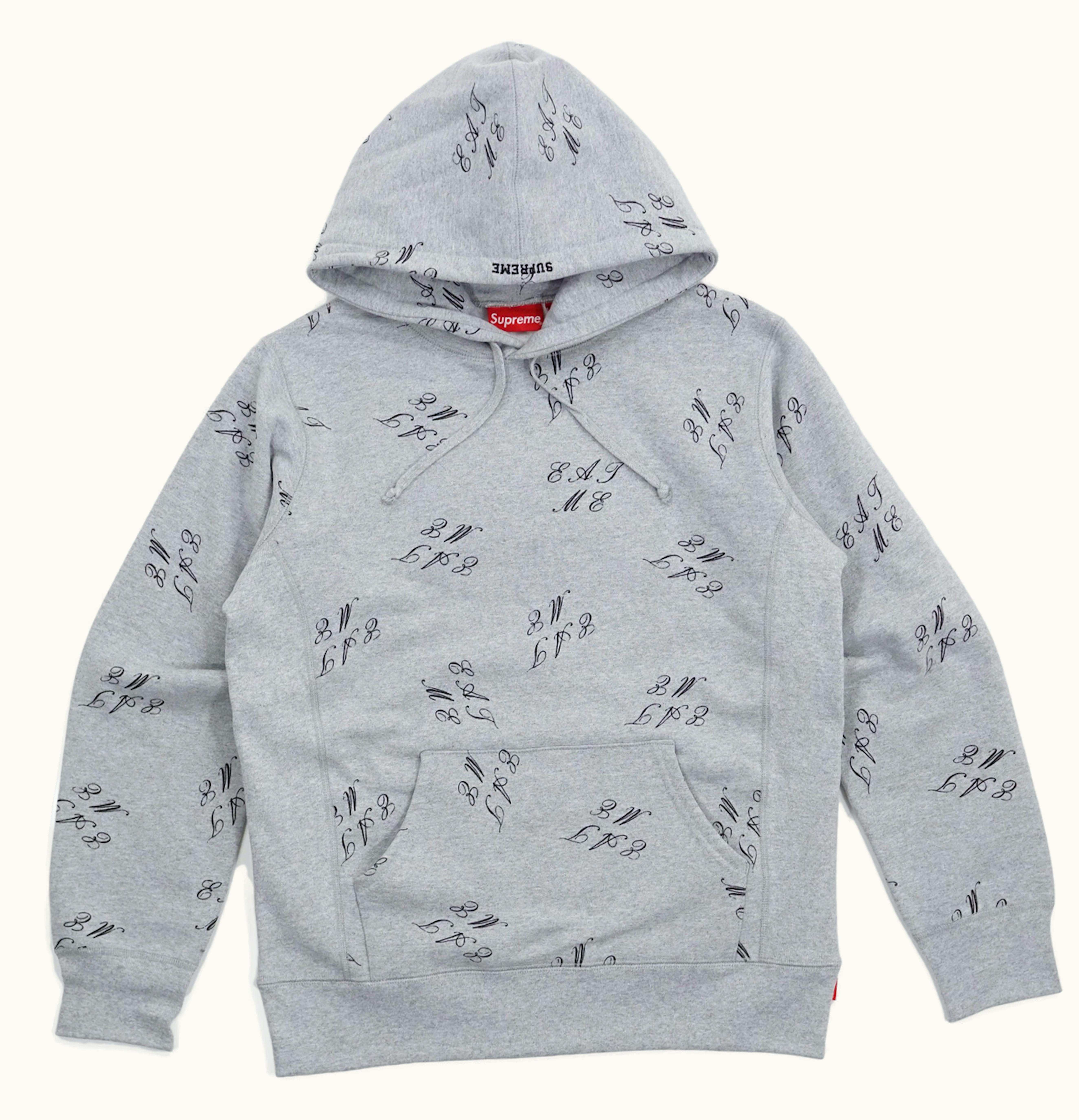 Supreme Supreme Eat Me Hooded Sweatshirt Heather Grey