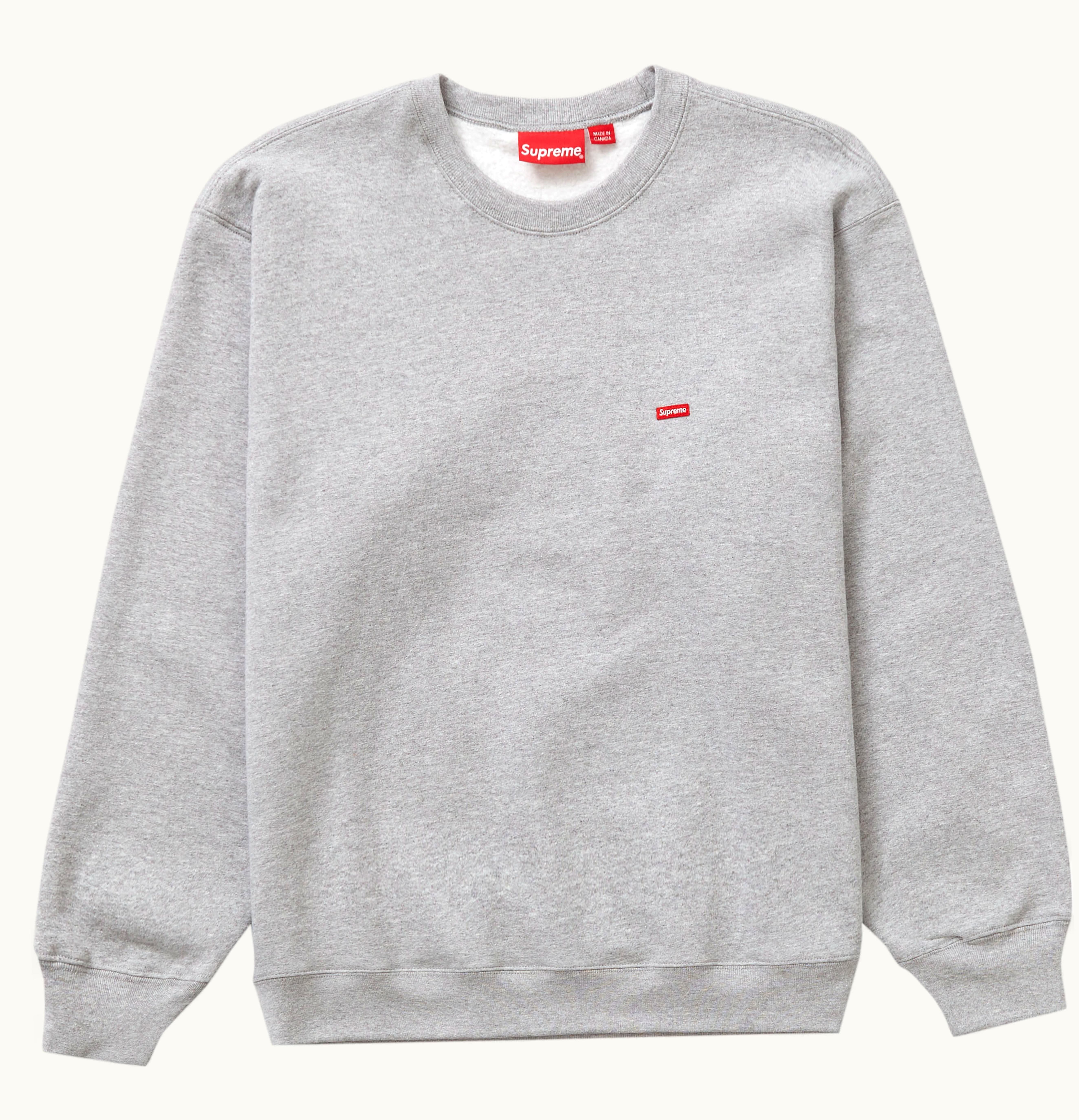 Supreme Supreme Small Box Crewneck SS21 Heather Grey