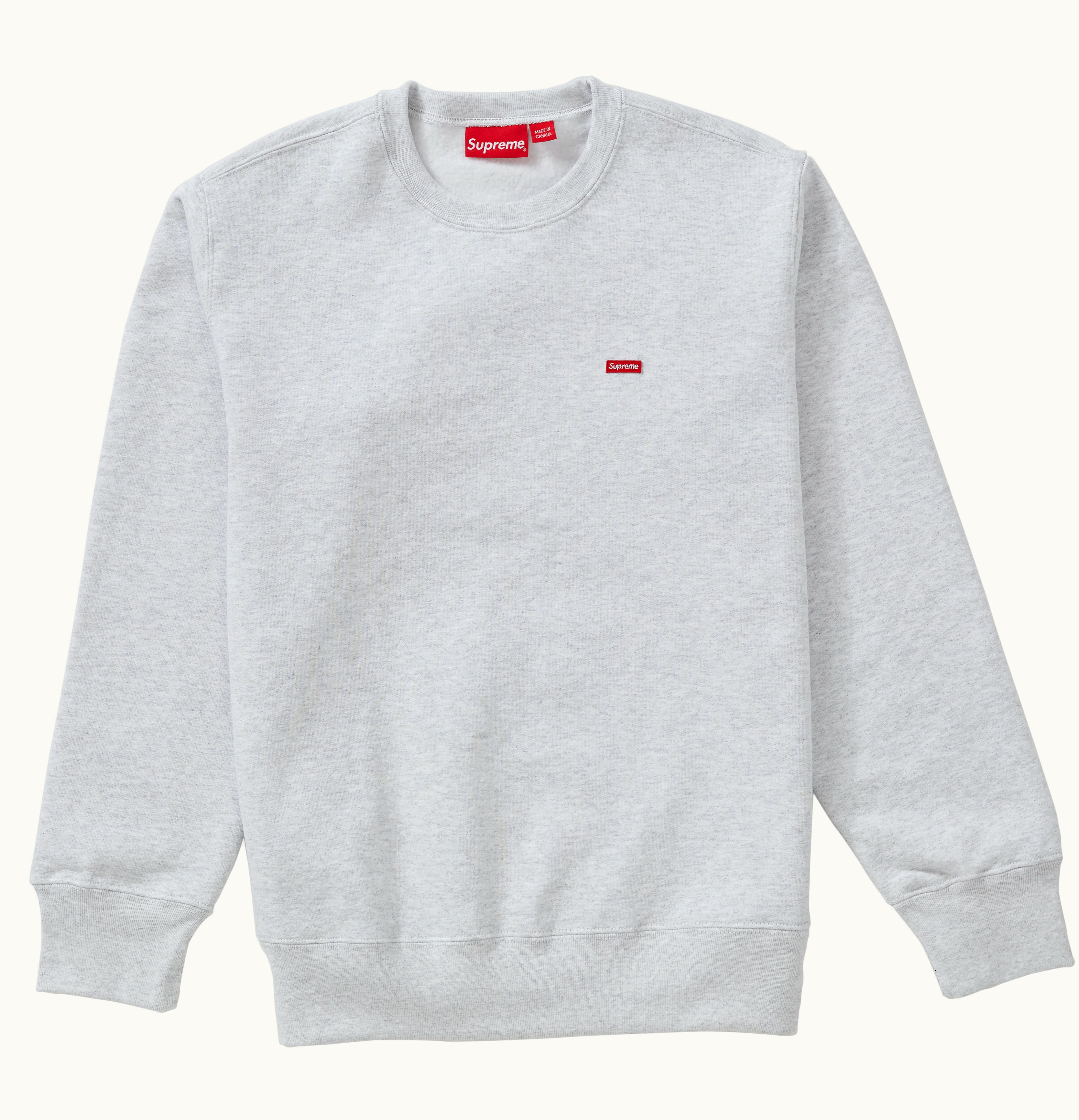Supreme Supreme Small Box Crewneck Ash Grey