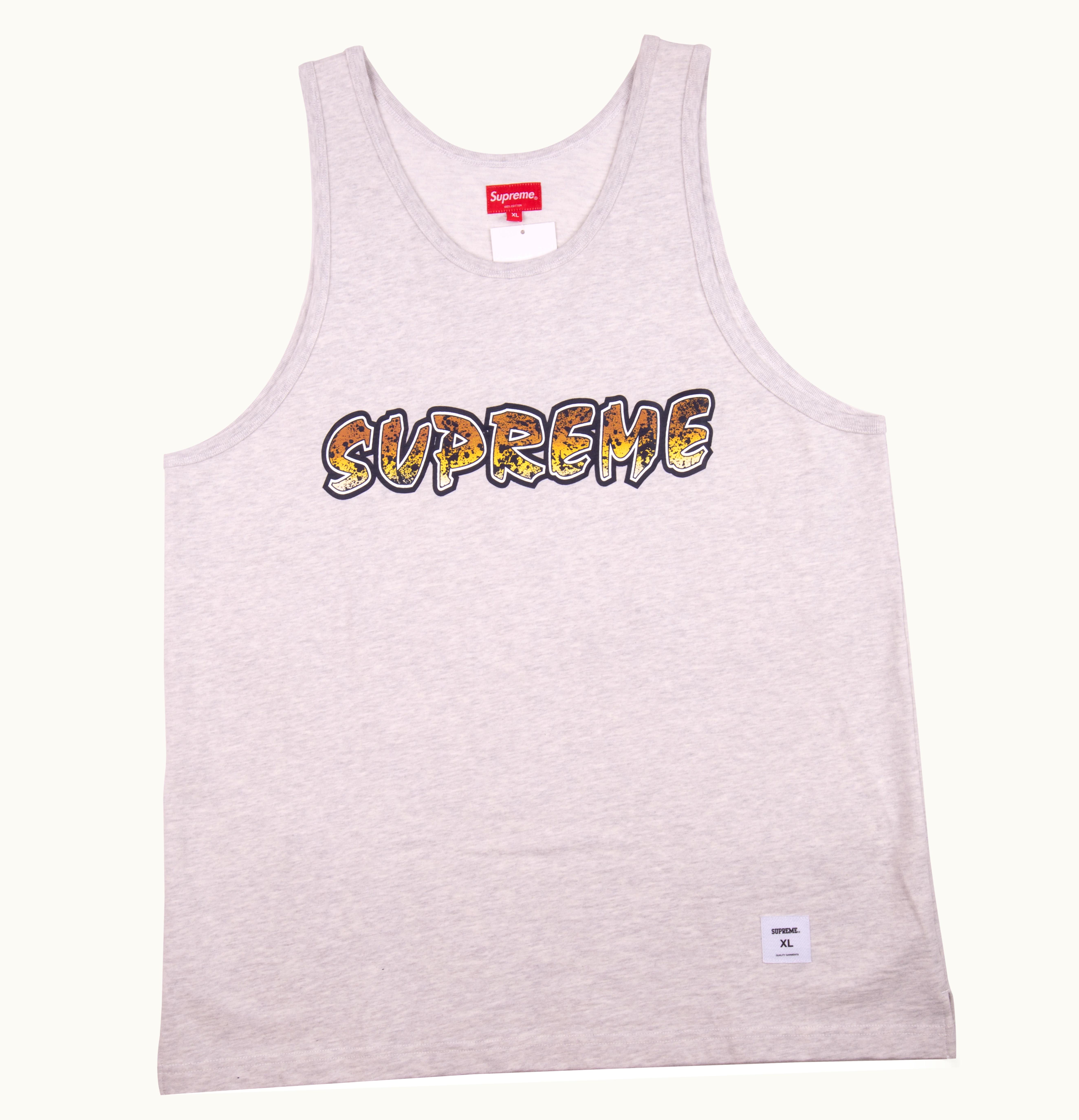 Supreme Supreme Splatter Tank Top Ash Grey
