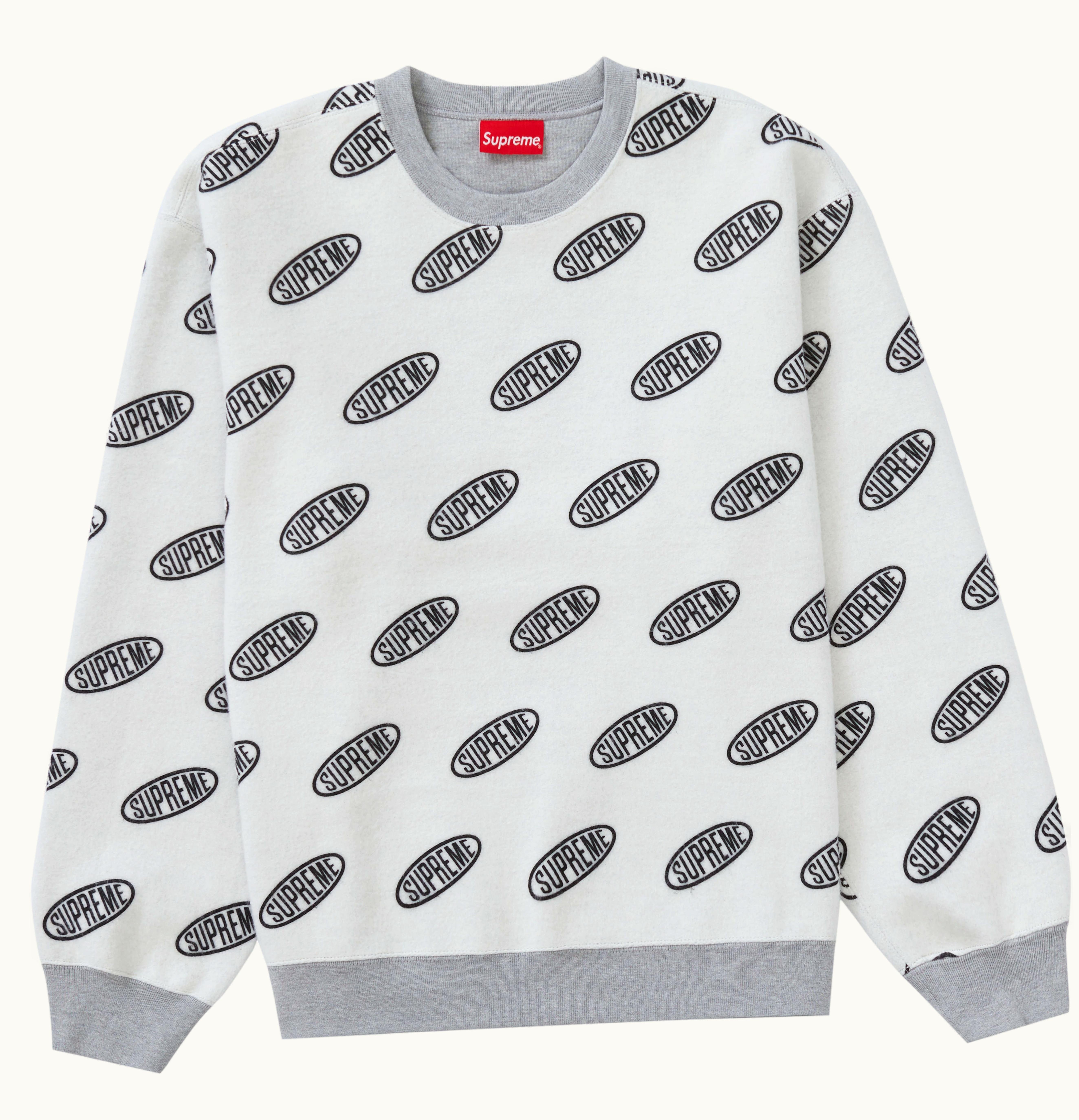 Supreme Supreme Liner Crewneck Heather Grey