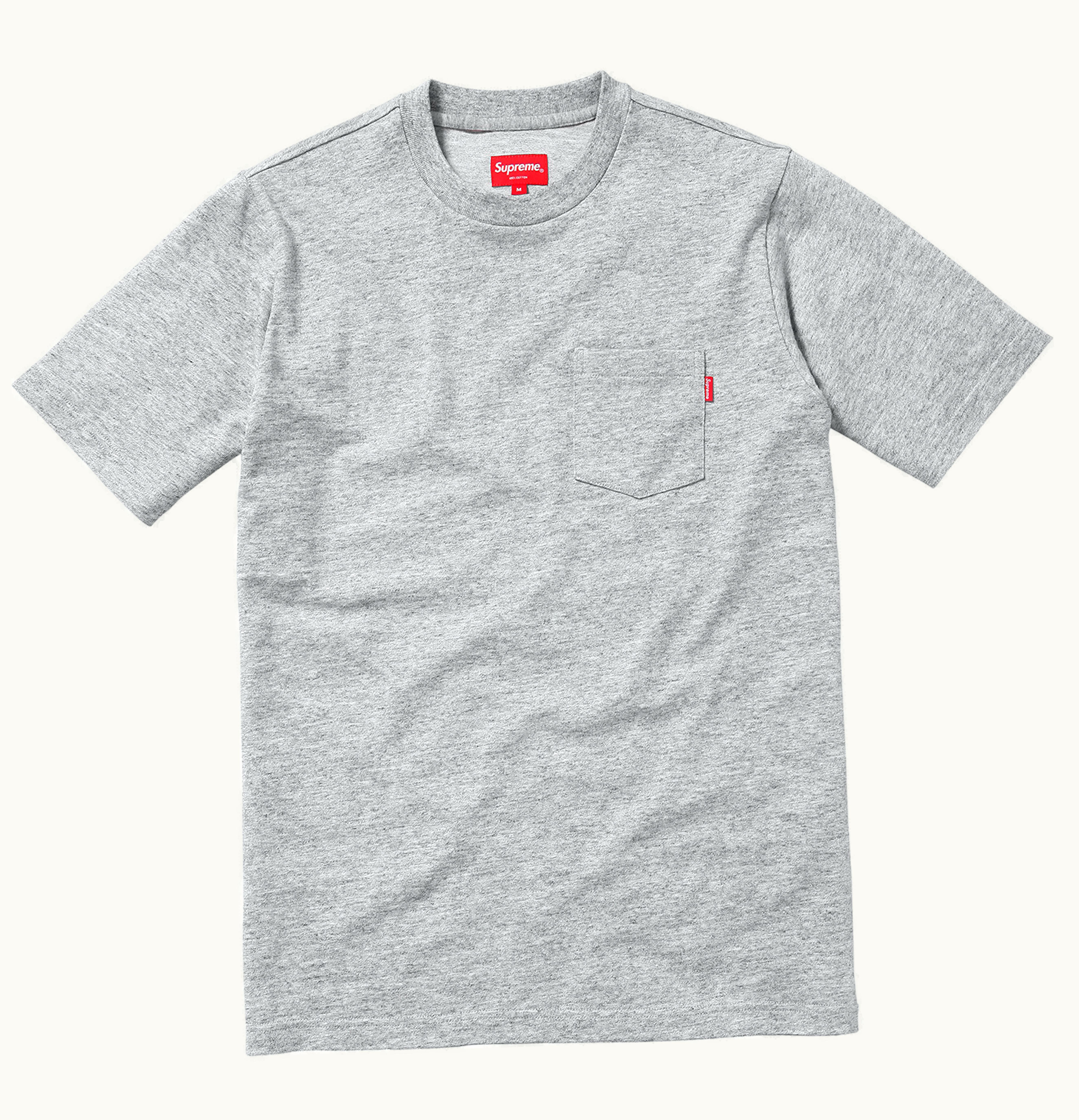 Supreme Supreme SS Pocket Tee Heather Grey